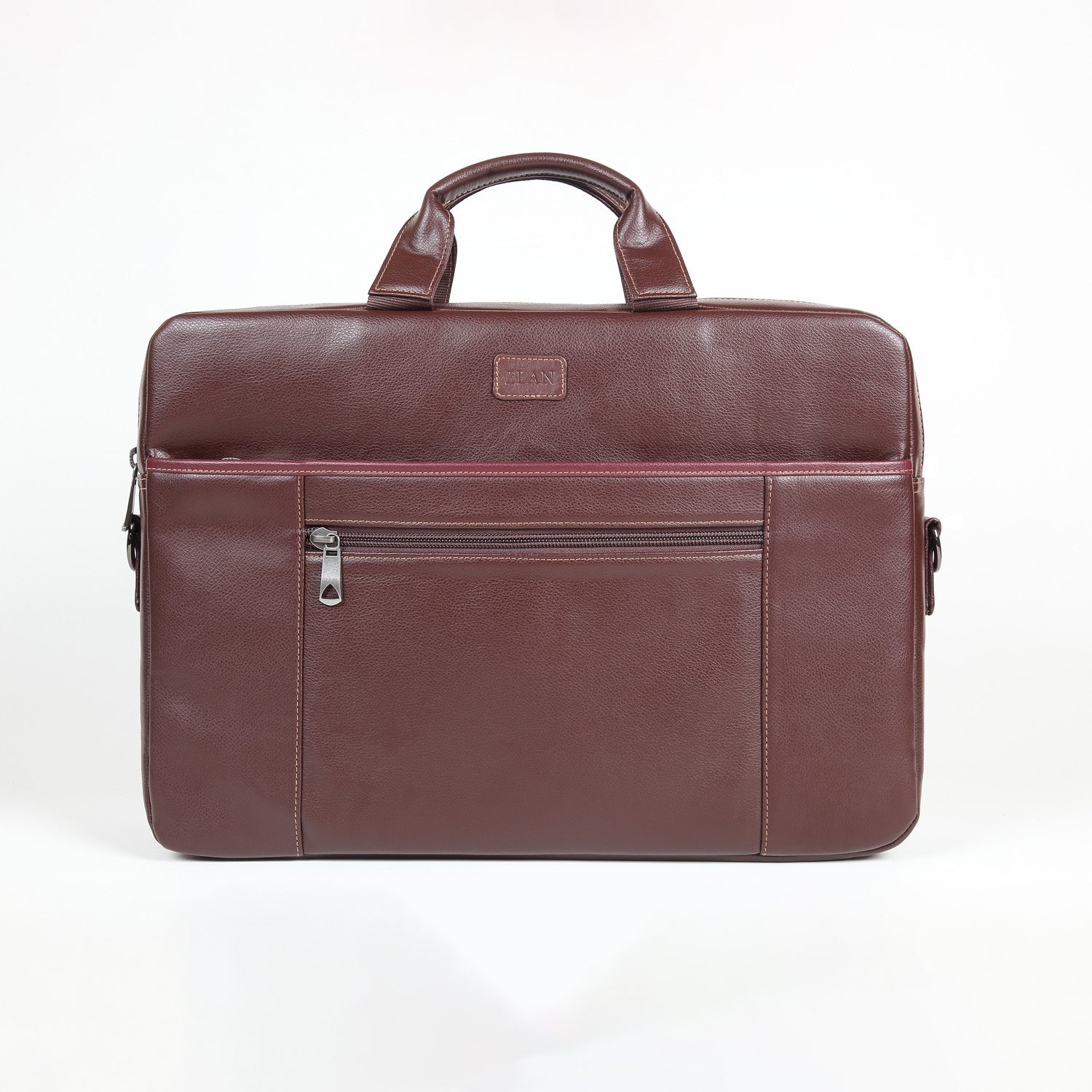 Elan Foam Business Laptop Bag - Brown