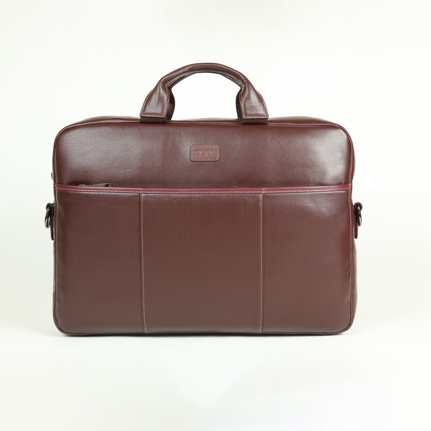 Elan Foam Executive Laptop Bag - Brown
