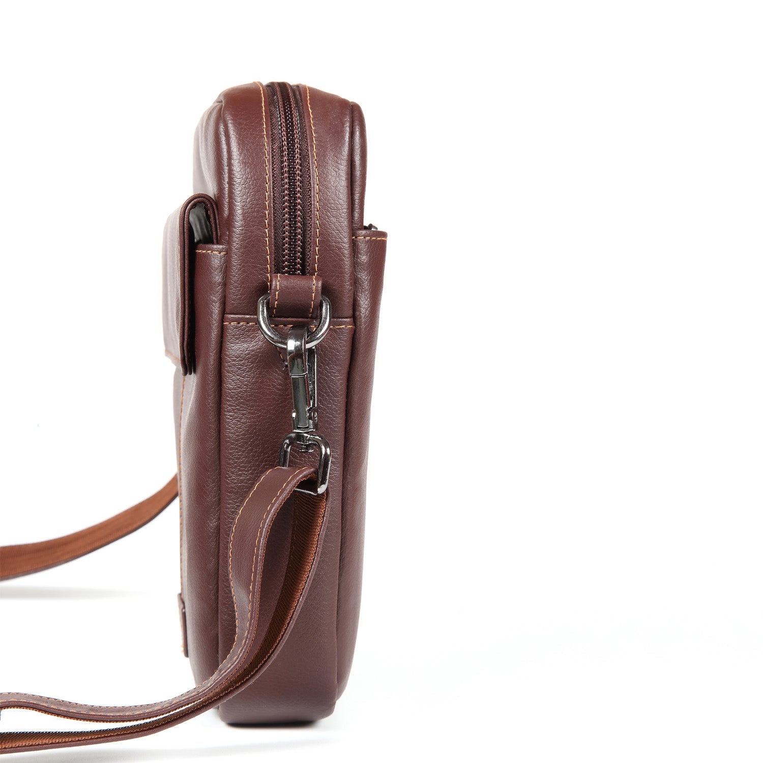 Elan Foam Shoulder Bag - Brown