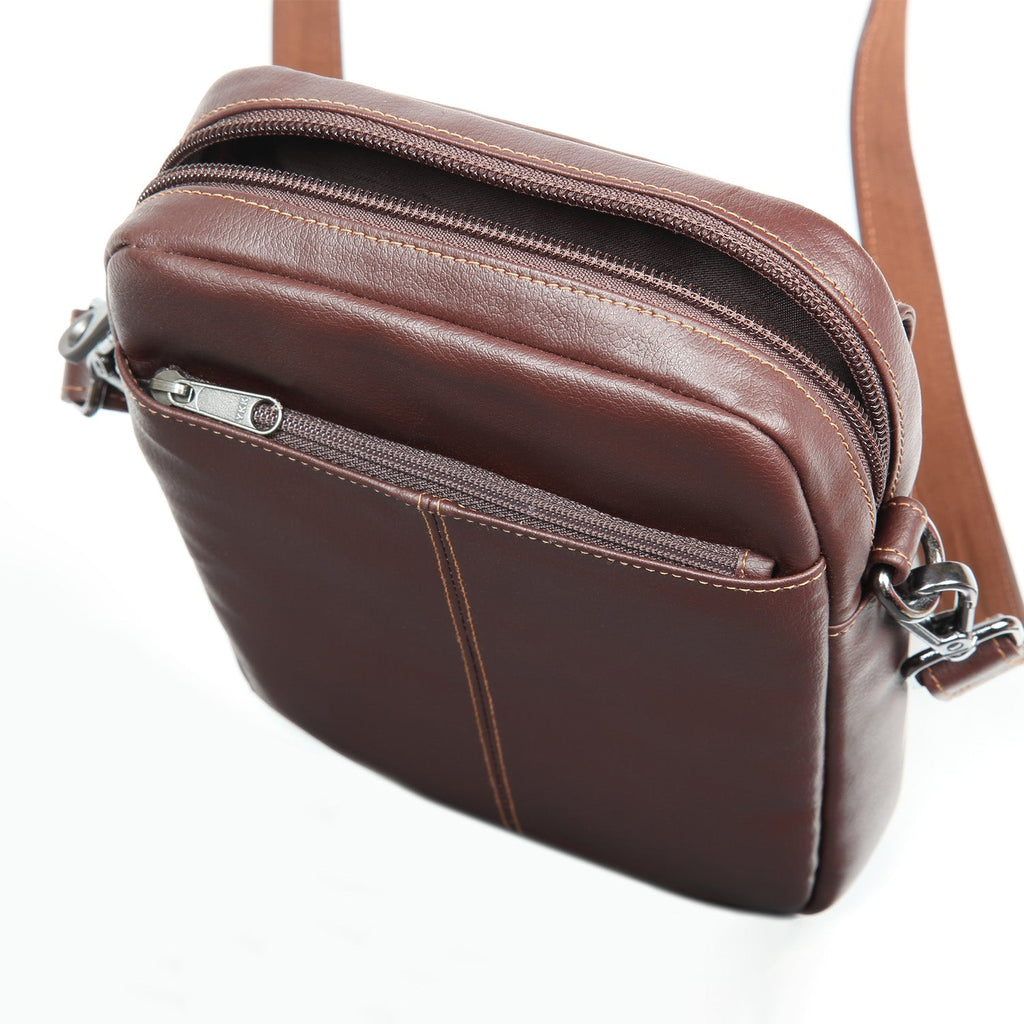 Elan Foam Shoulder Bag - Brown