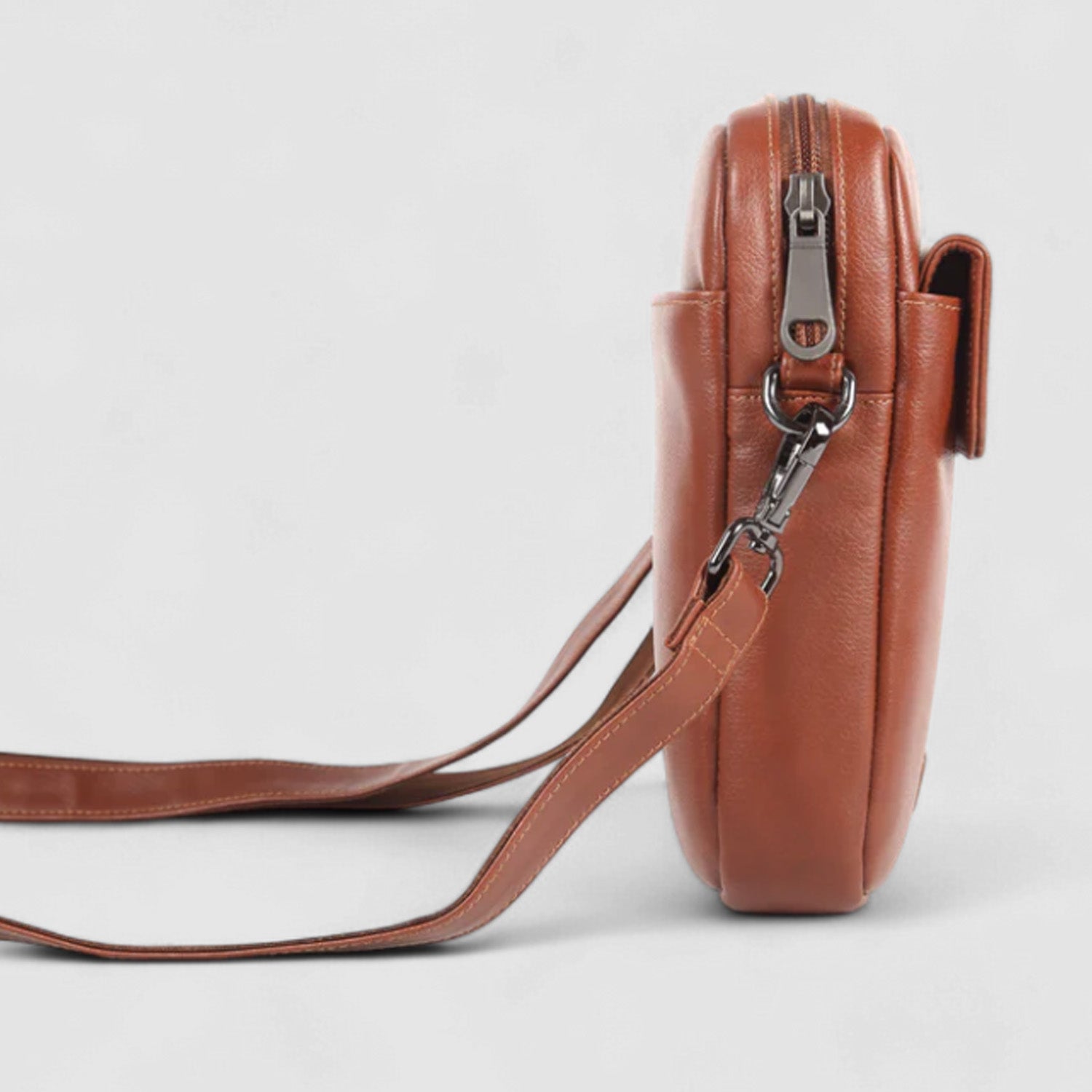 Elan Foam Shoulder Bag - Tan