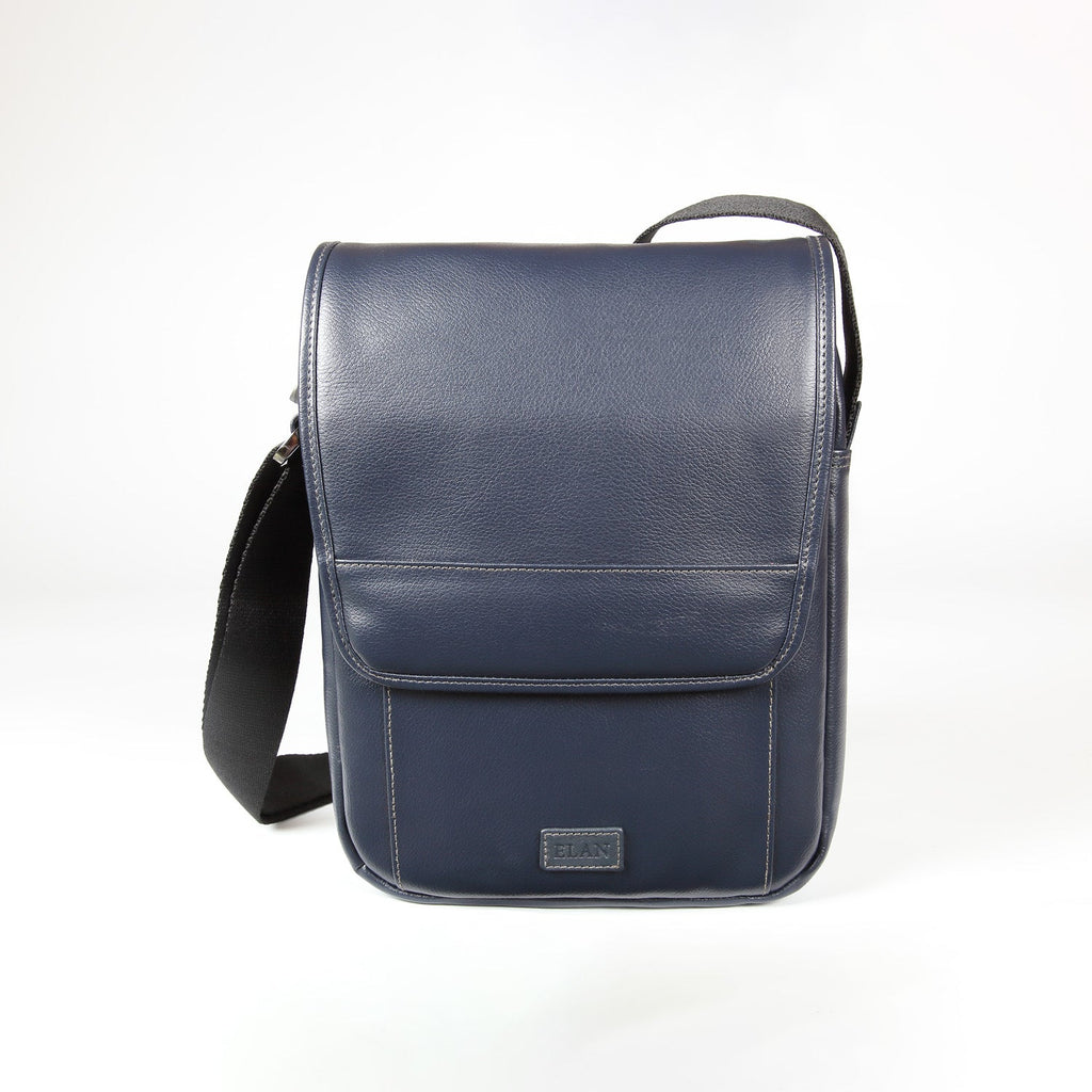 Elan Foam Shoulder Bag with Flap - Blue