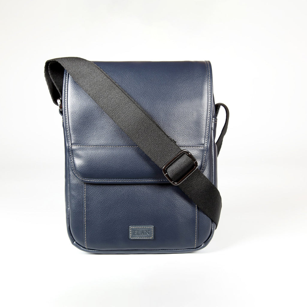 Elan Foam Shoulder Bag with Flap - Blue