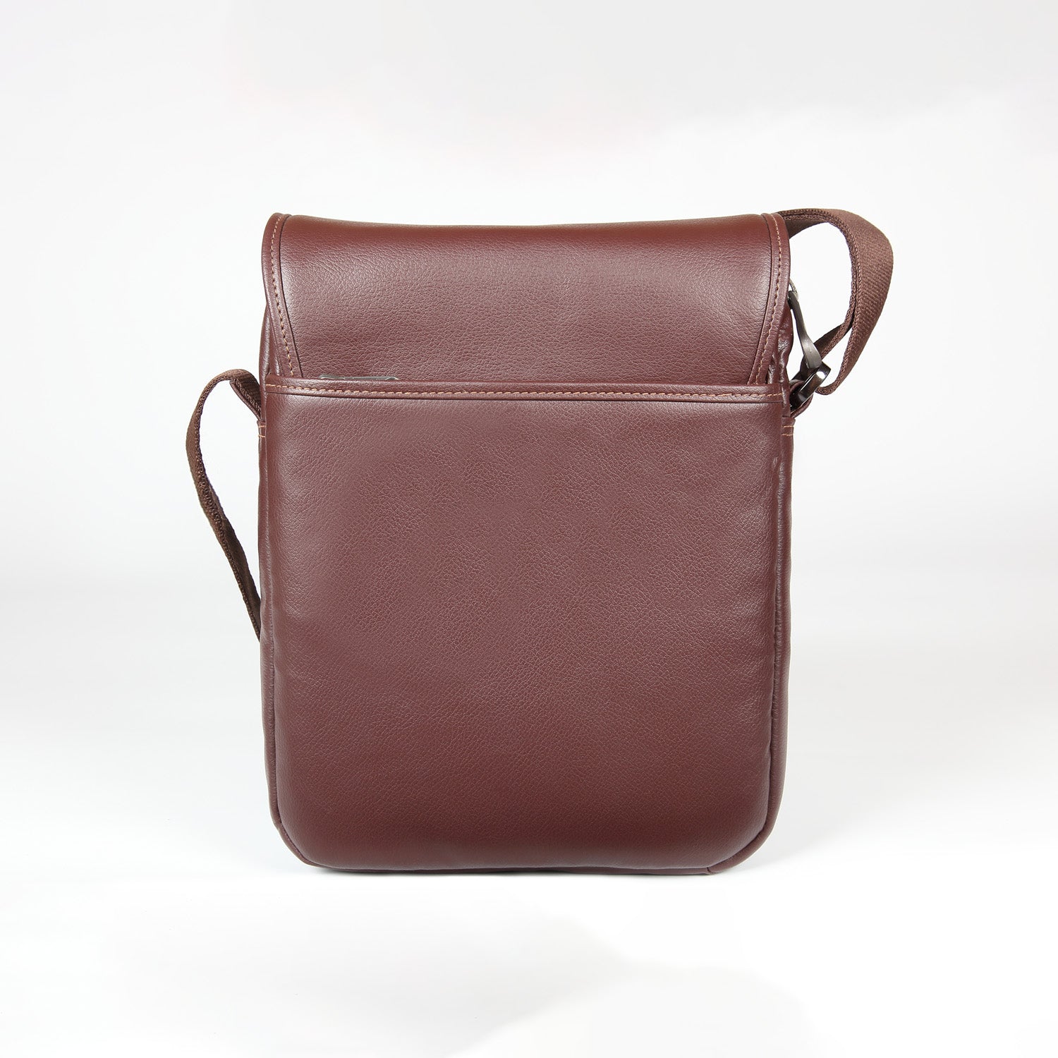 Elan Foam Shoulder Bag with Flap - Brown