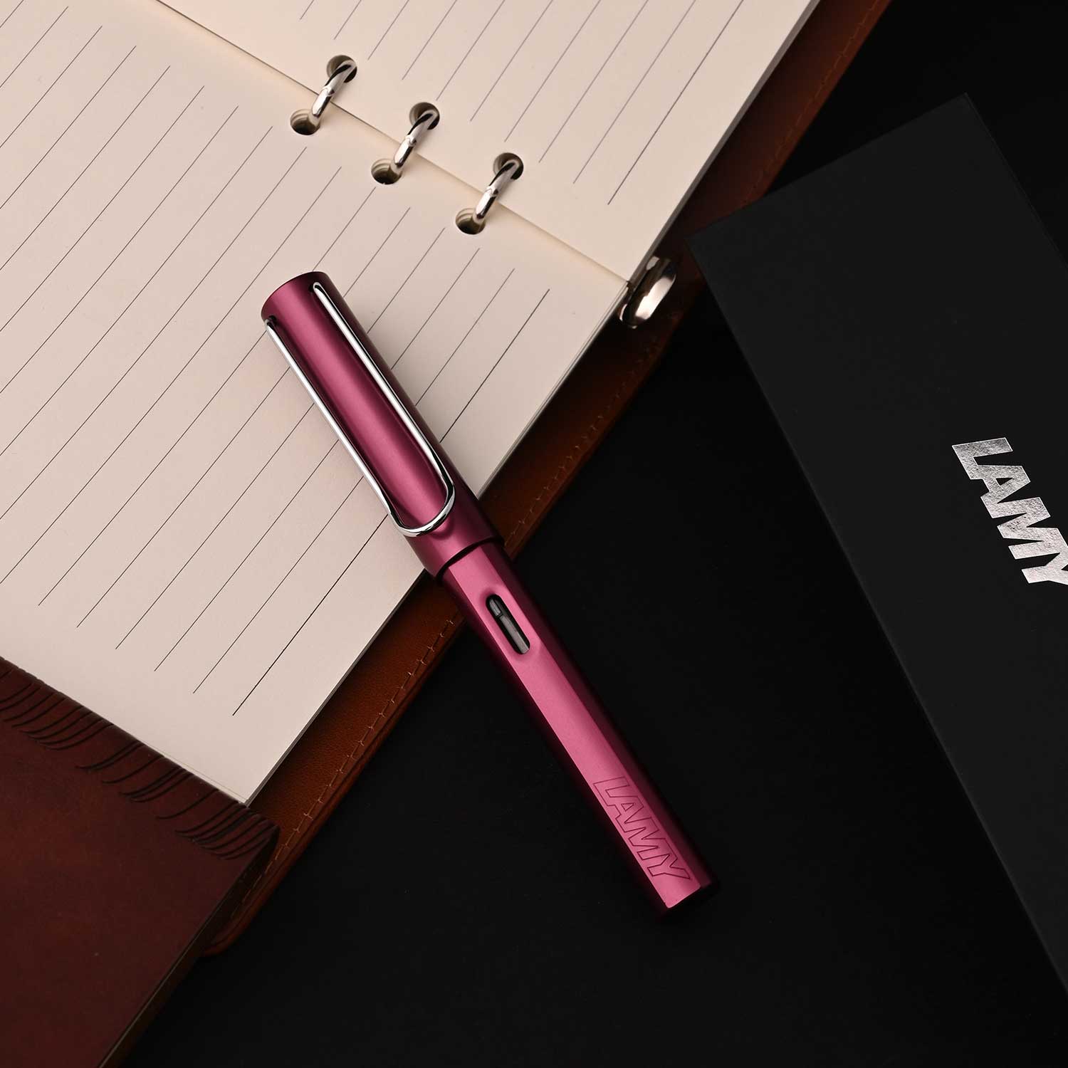 Lamy AL-star Fountain Pen - Black Purple