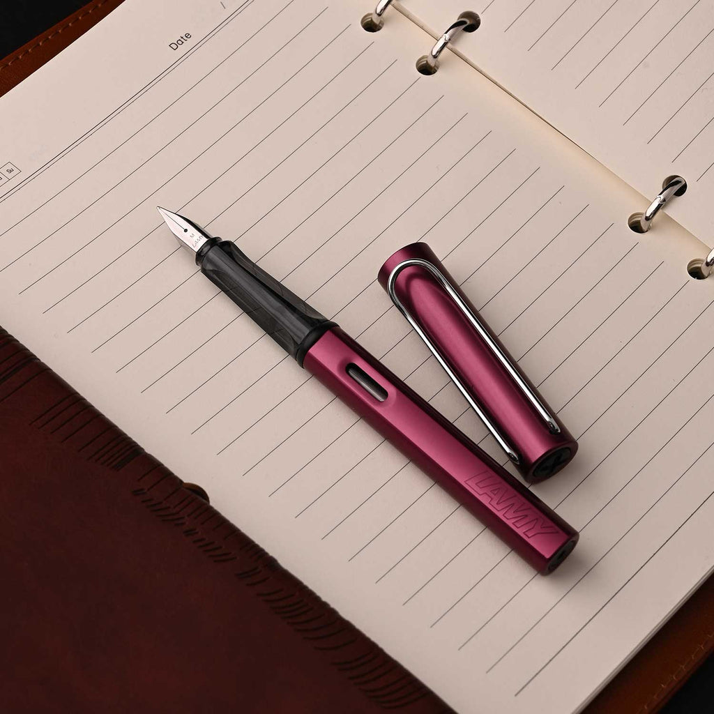 Lamy AL-star Fountain Pen - Black Purple