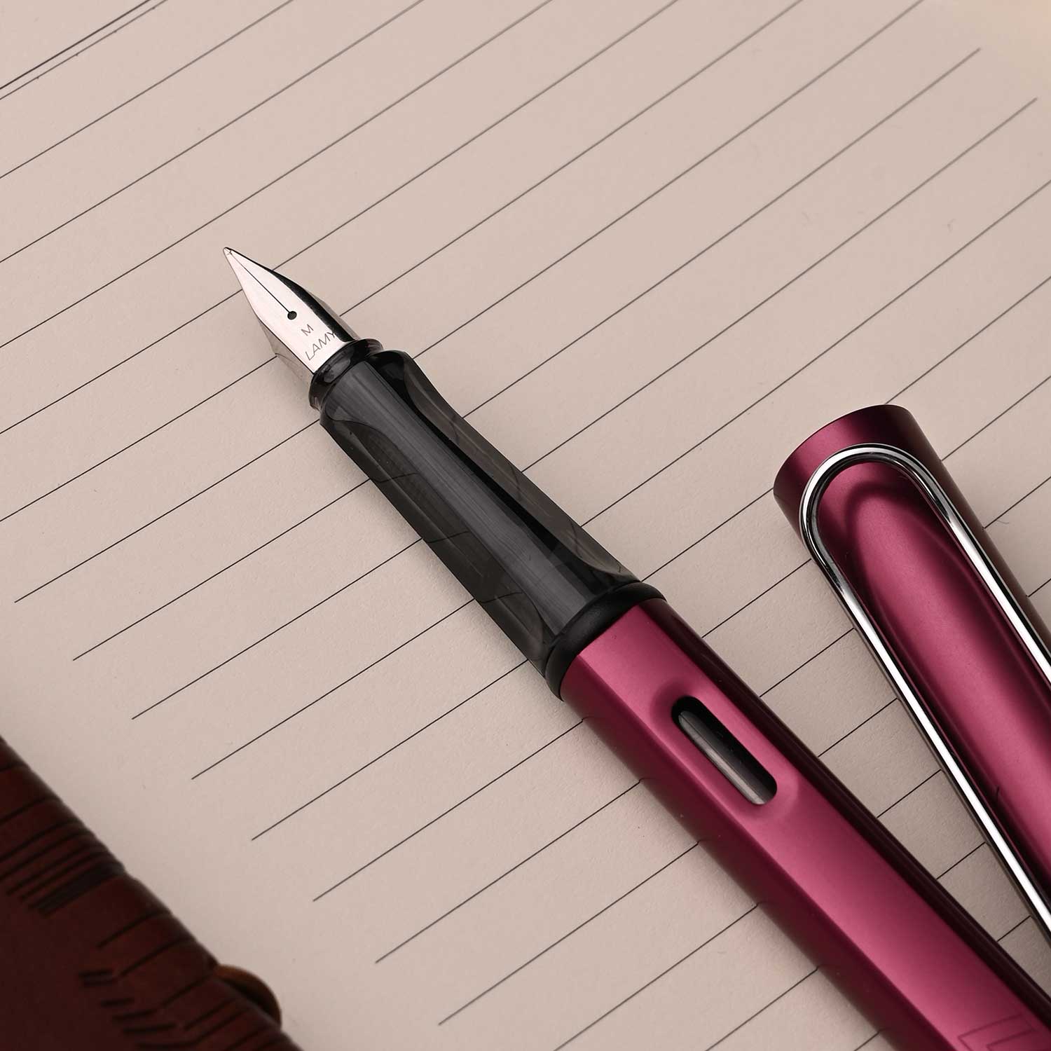 Lamy AL-star Fountain Pen - Black Purple