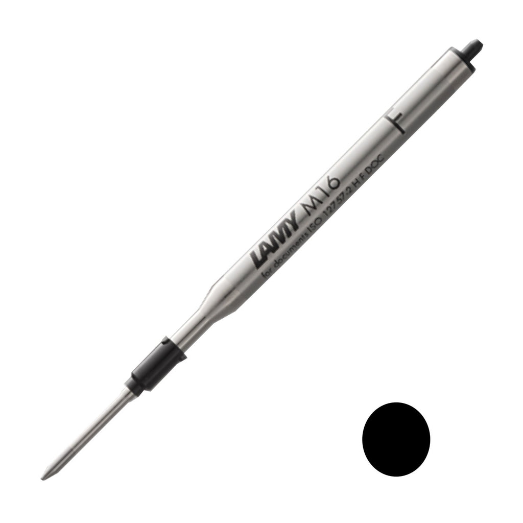 Lamy M16 Ball Pen Refill - Black - Fine