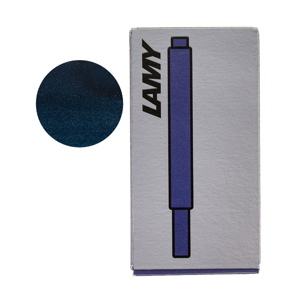 Lamy Pink Cliff Ink Cartridge Pack of 5 - Dark Blue