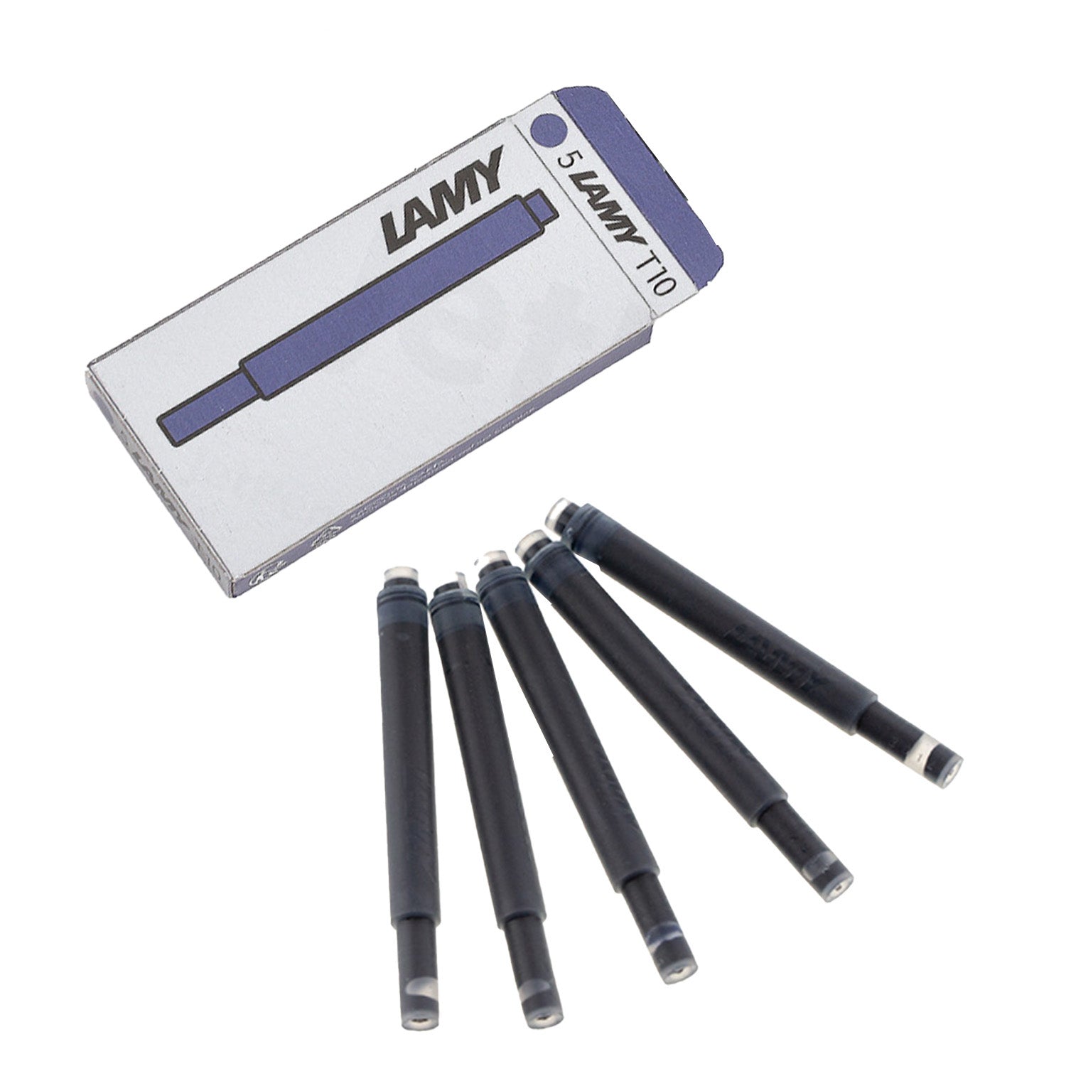 Lamy Pink Cliff Ink Cartridge Pack of 5 - Dark Blue