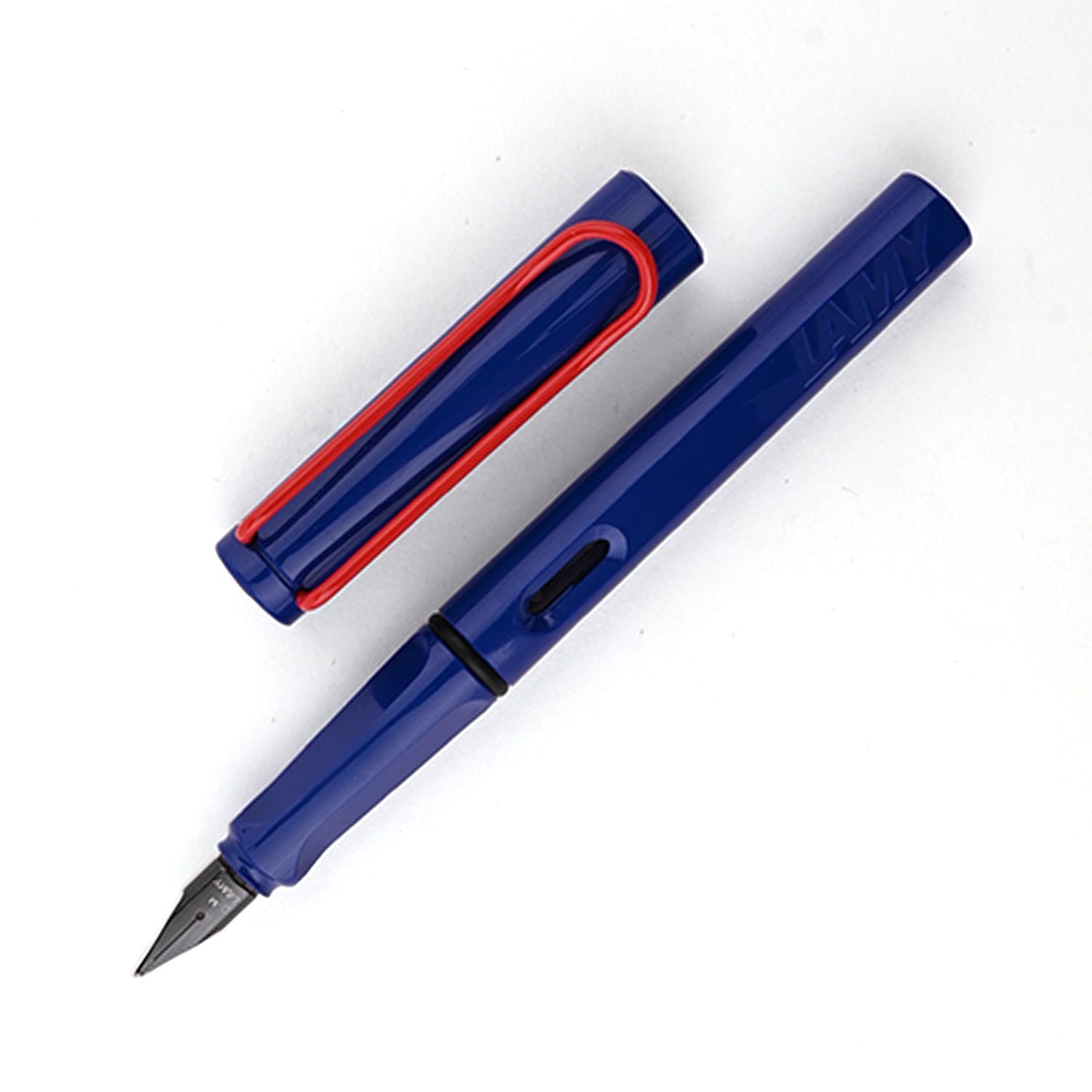Lamy Safari Fountain Pen - Blue/Red (Special Edition)