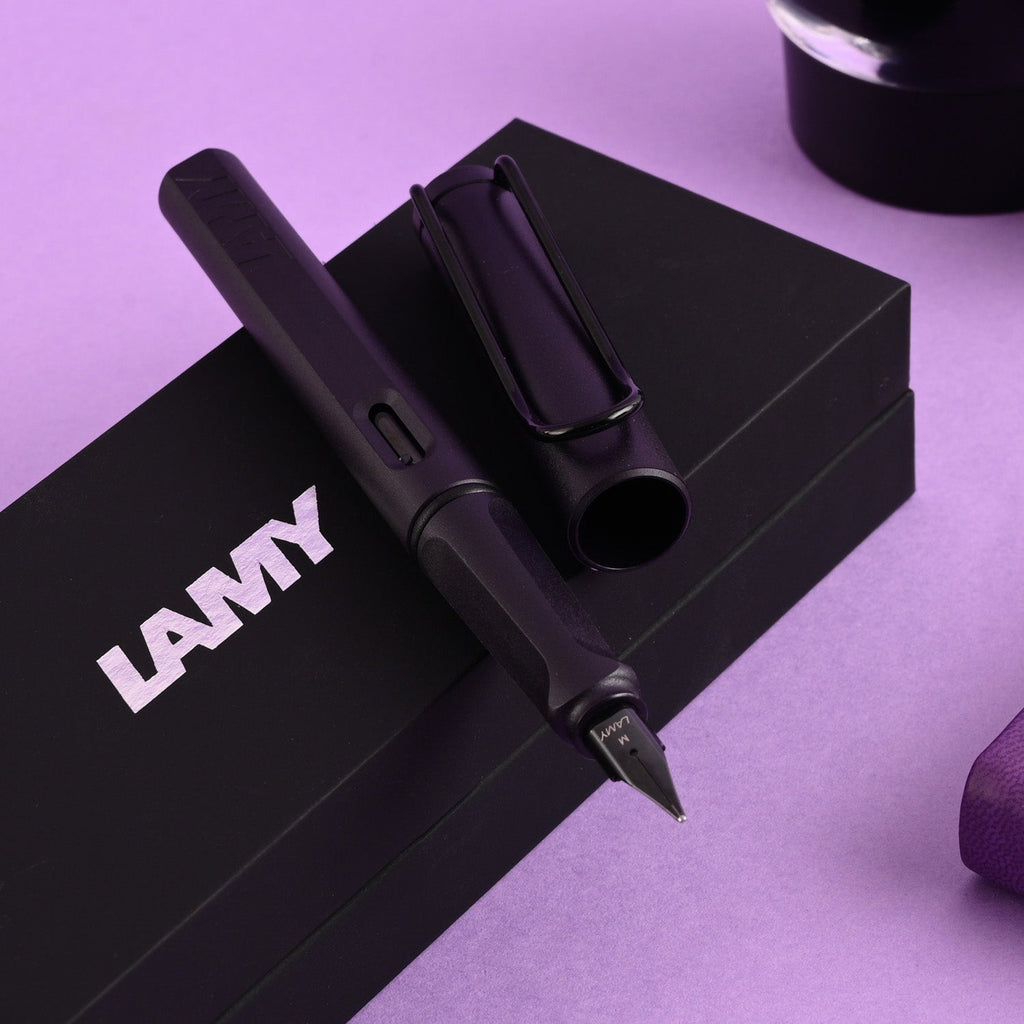 Lamy Safari Fountain Pen - Steel Black