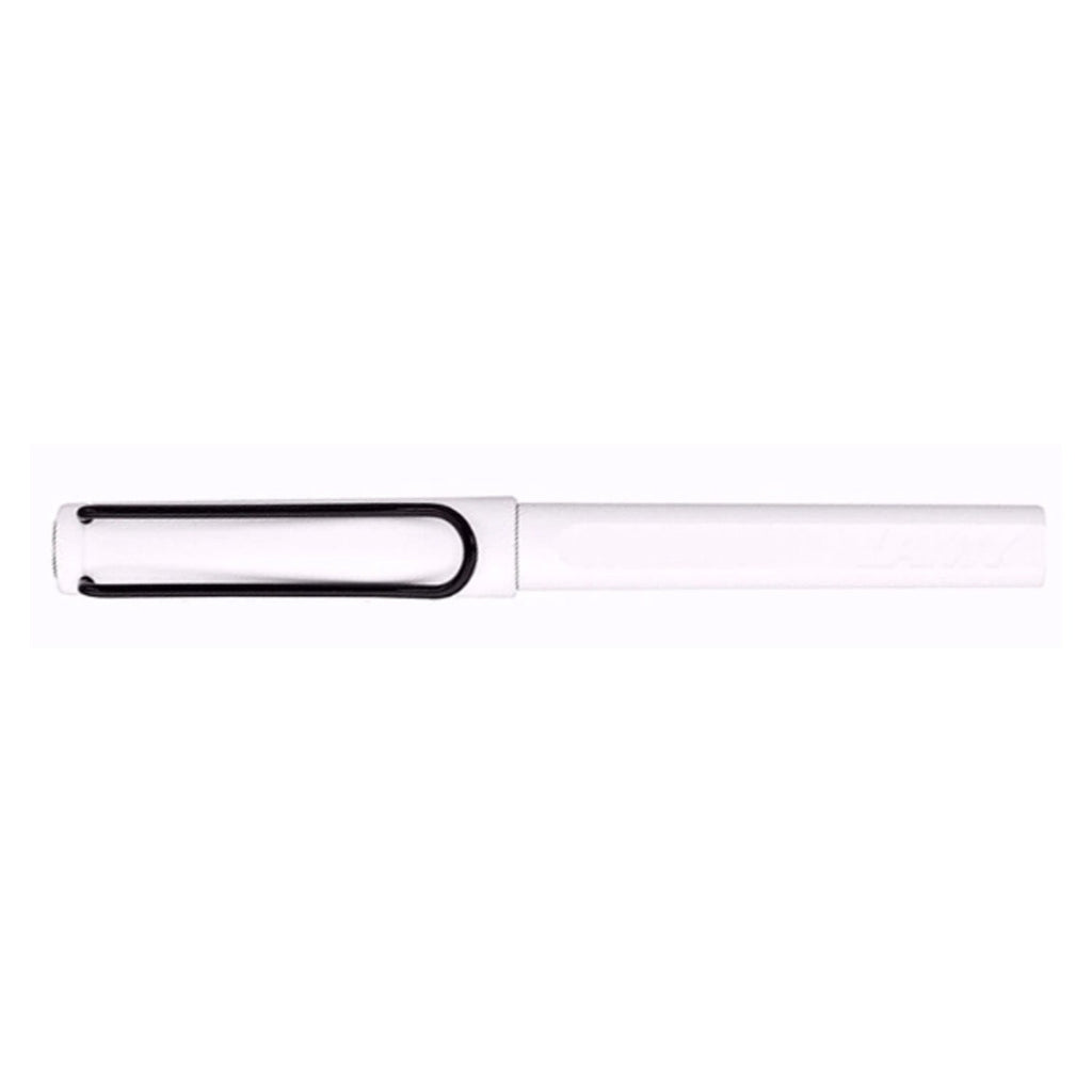 Lamy Safari Roller Ball Pen - White Black (Special Edition)
