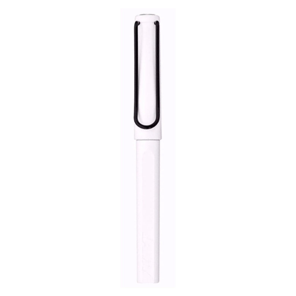 Lamy Safari Roller Ball Pen - White Black (Special Edition)