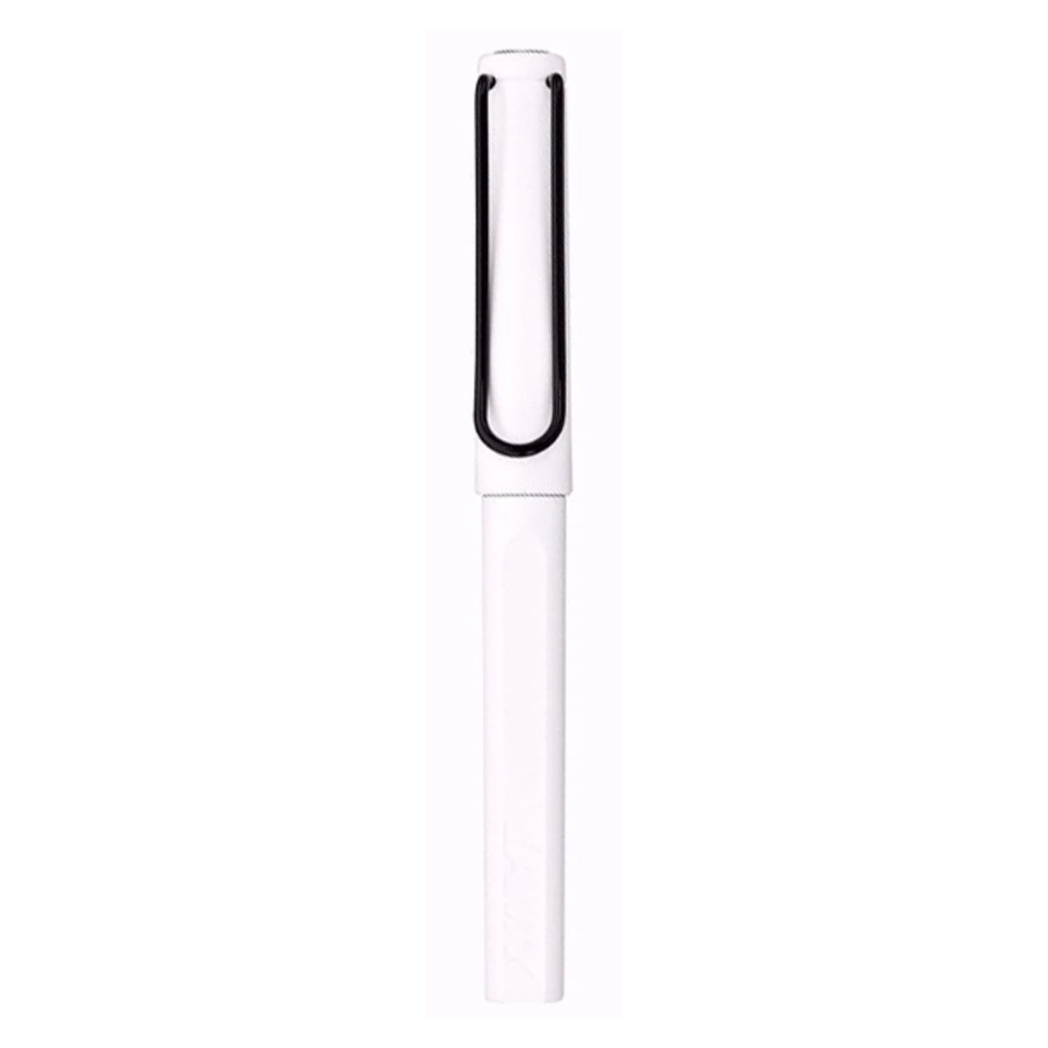 Lamy Safari Roller Ball Pen - White Black (Special Edition)