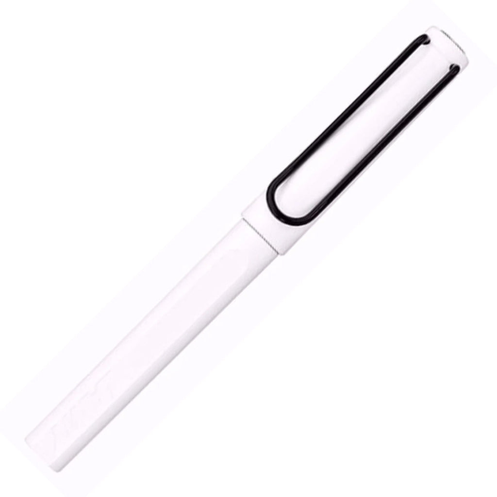 Lamy Safari Roller Ball Pen - White Black (Special Edition)