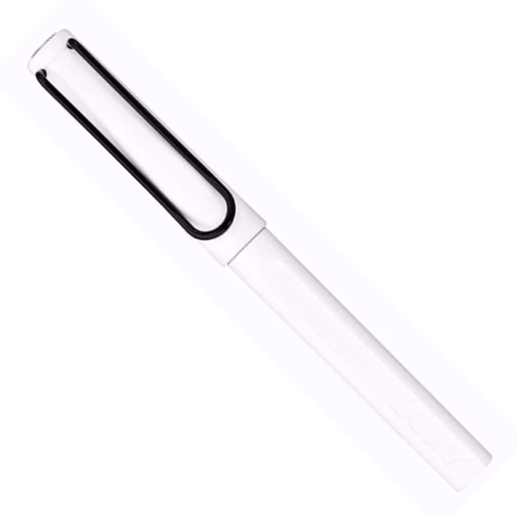 Lamy Safari Roller Ball Pen - White Black (Special Edition)