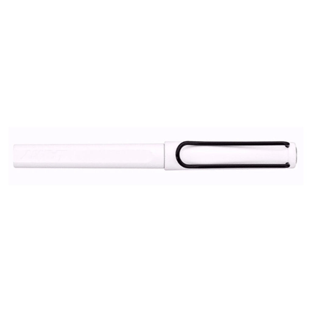 Lamy Safari Roller Ball Pen - White Black (Special Edition)