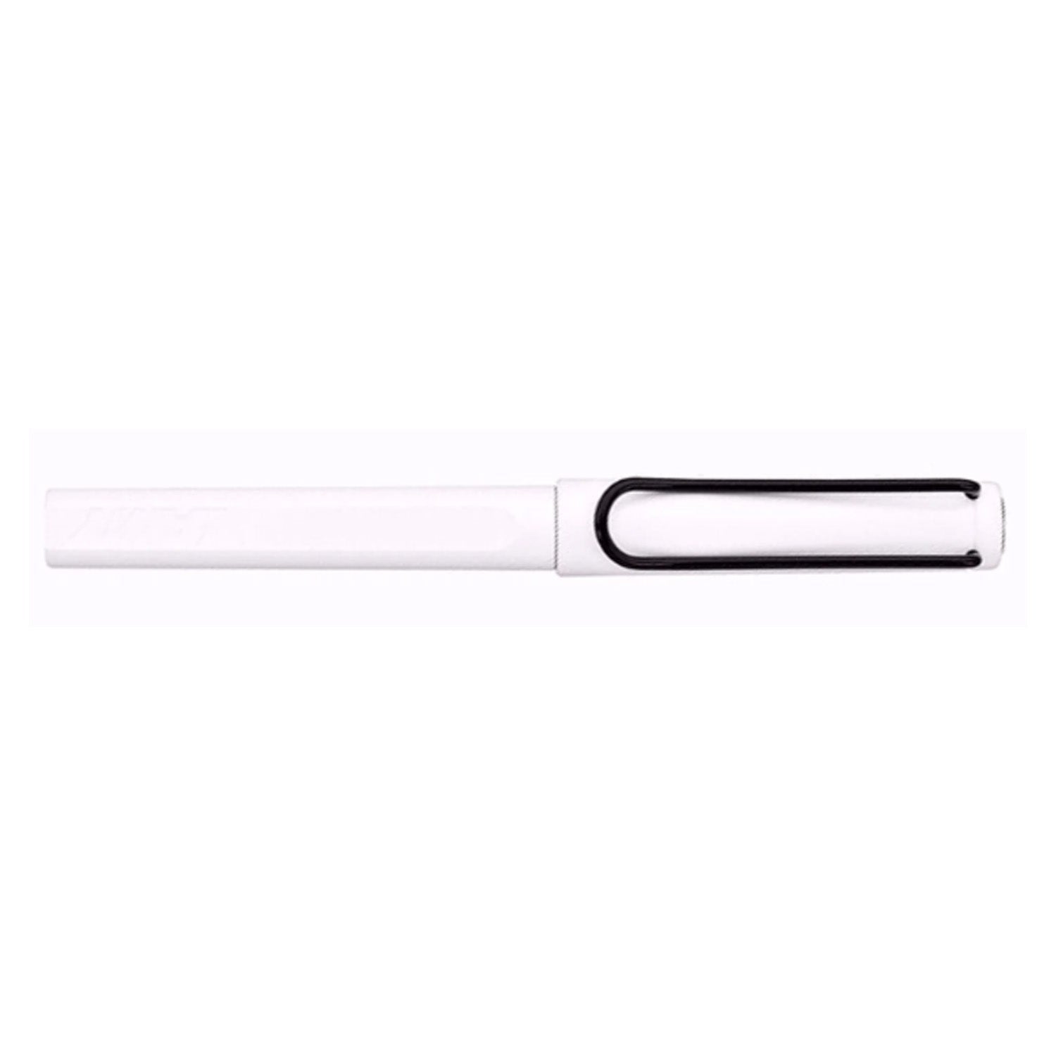 Lamy Safari Roller Ball Pen - White Black (Special Edition)