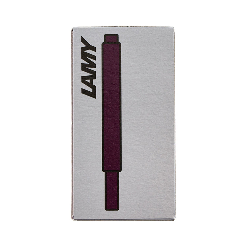 Lamy Violet Blackberry Ink Cartridge Pack of 5 - Dark Purple