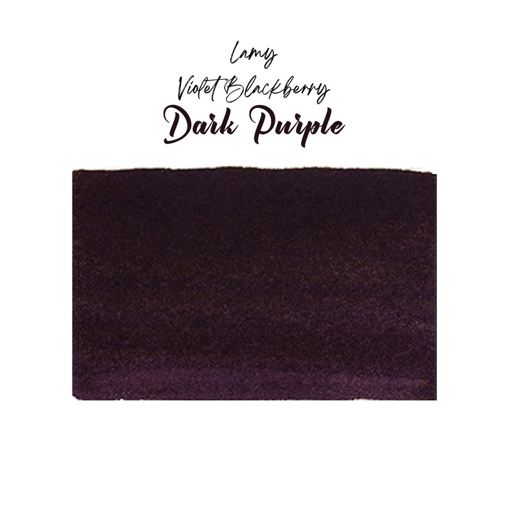 Lamy Violet Blackberry Ink Cartridge Pack of 5 - Dark Purple