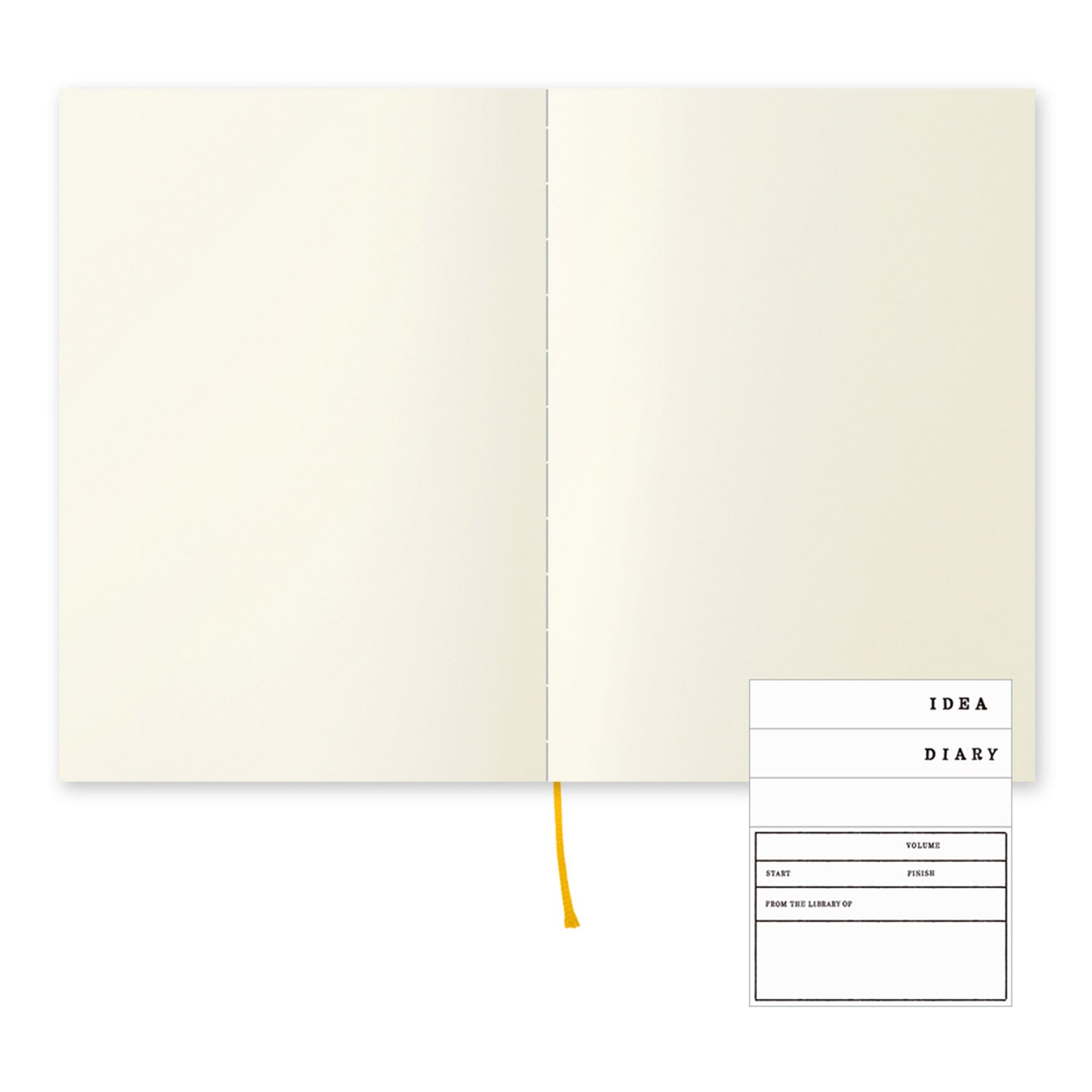 Midori MD Paper Ivory Notebook - A5, Plain