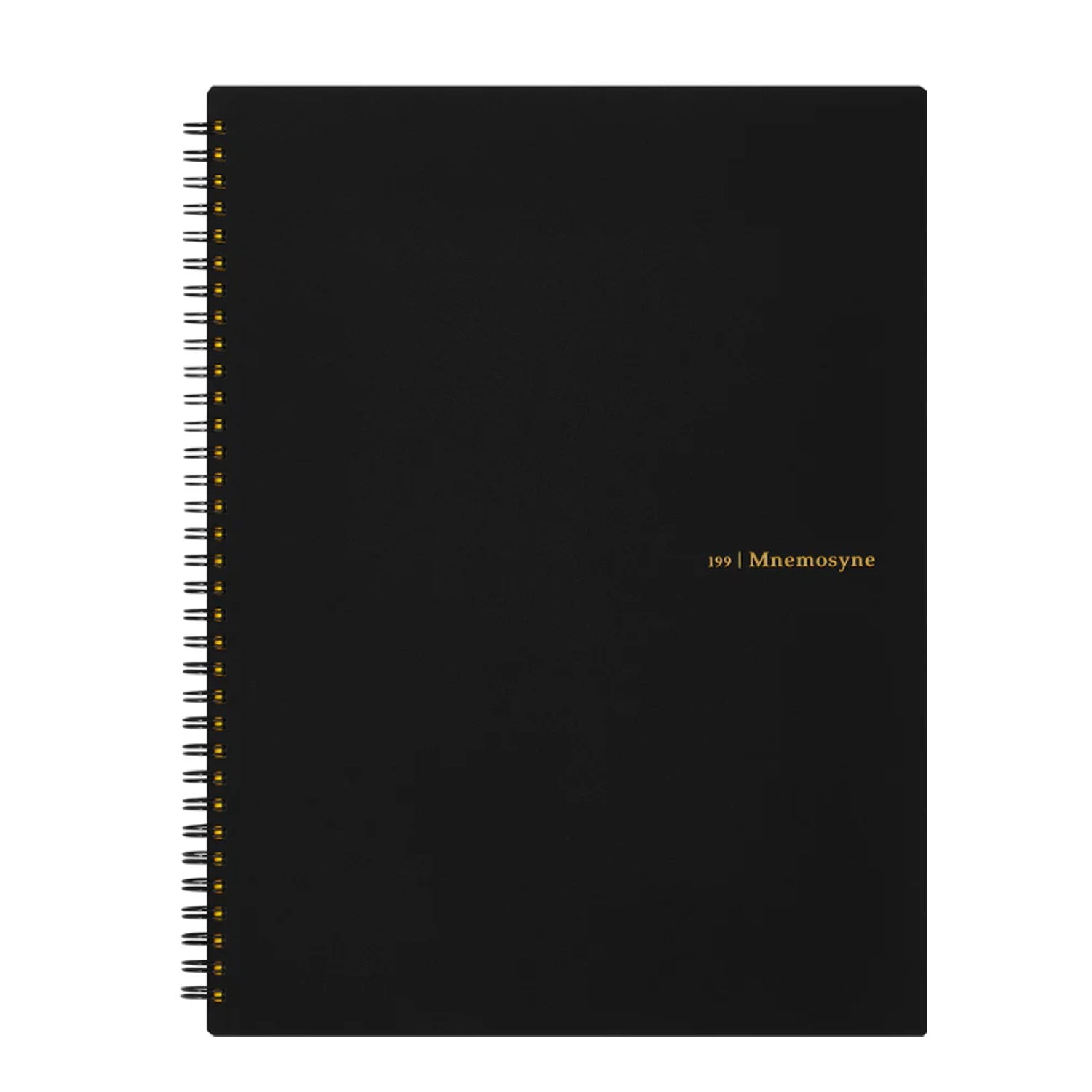Maruman Mnemosyne N199A Spiral Black Notebook - A4 - Ruled