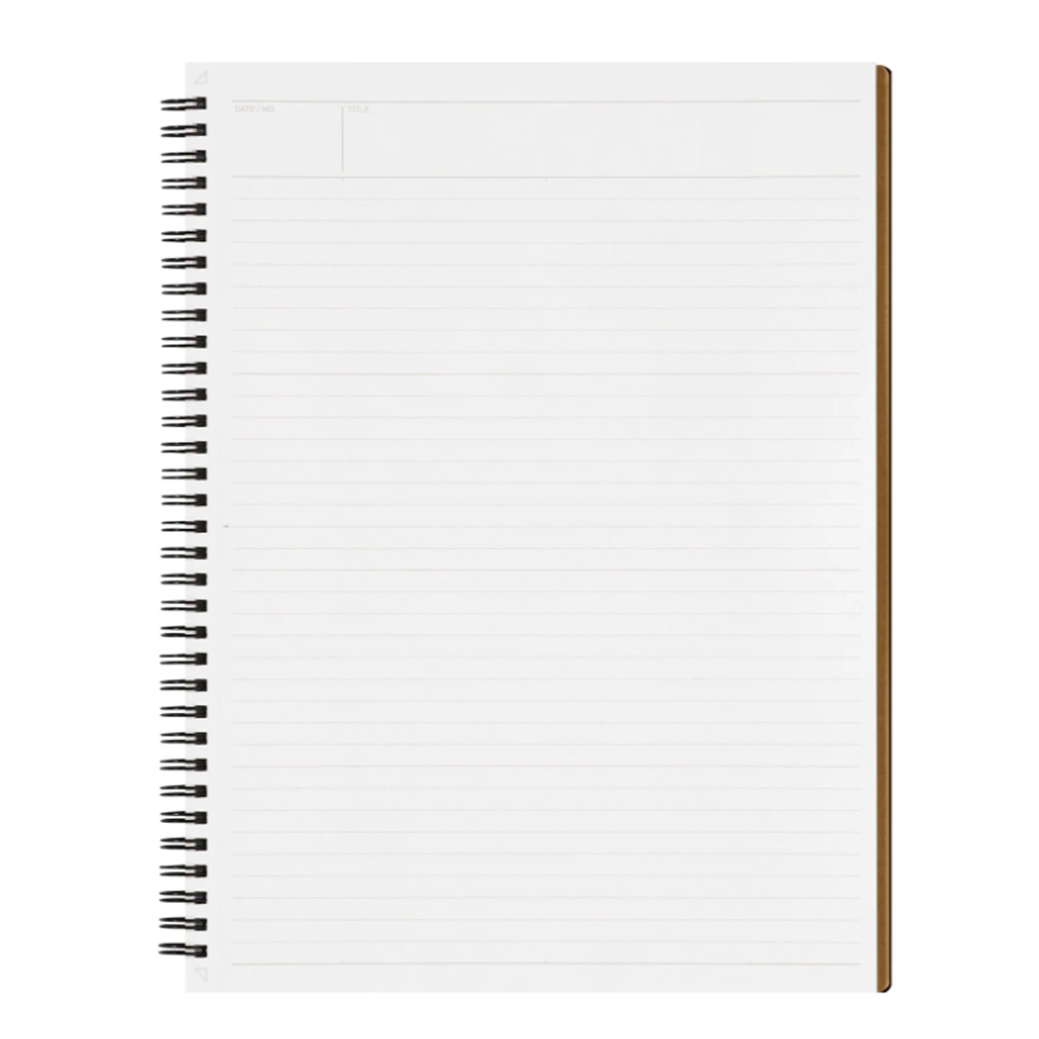 Maruman Mnemosyne N199A Spiral Black Notebook - A4 - Ruled