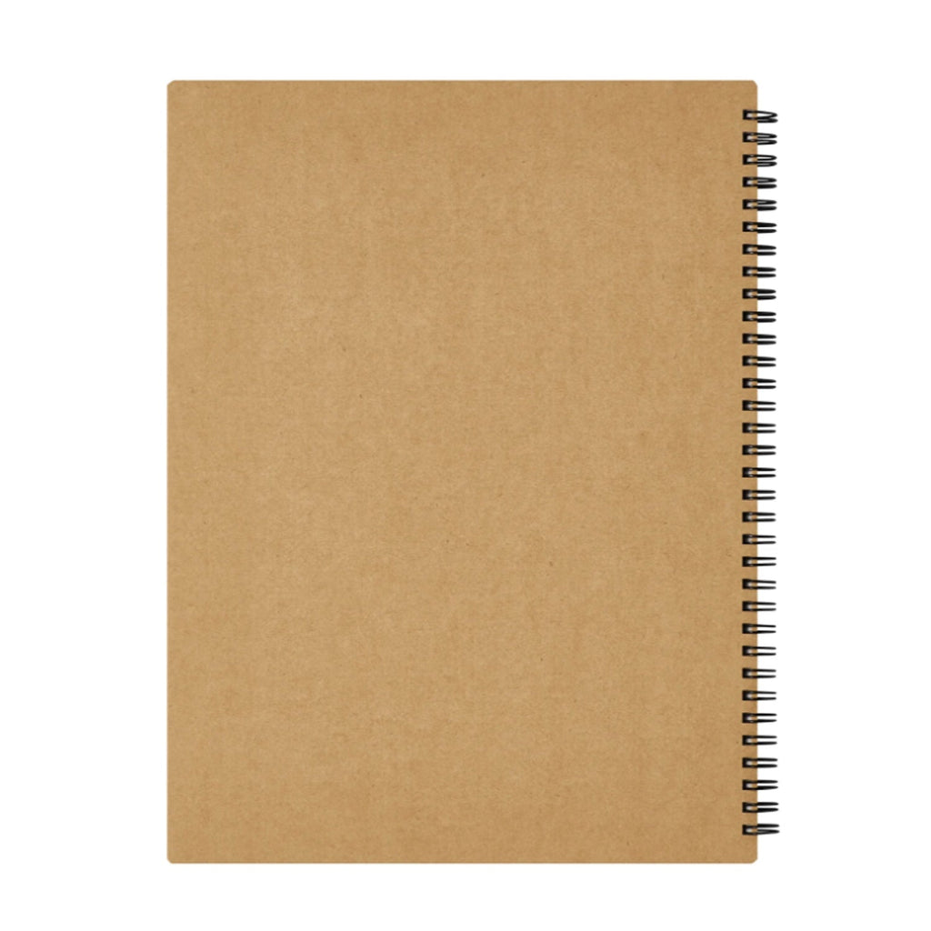 Maruman Mnemosyne N199A Spiral Black Notebook - A4 - Ruled