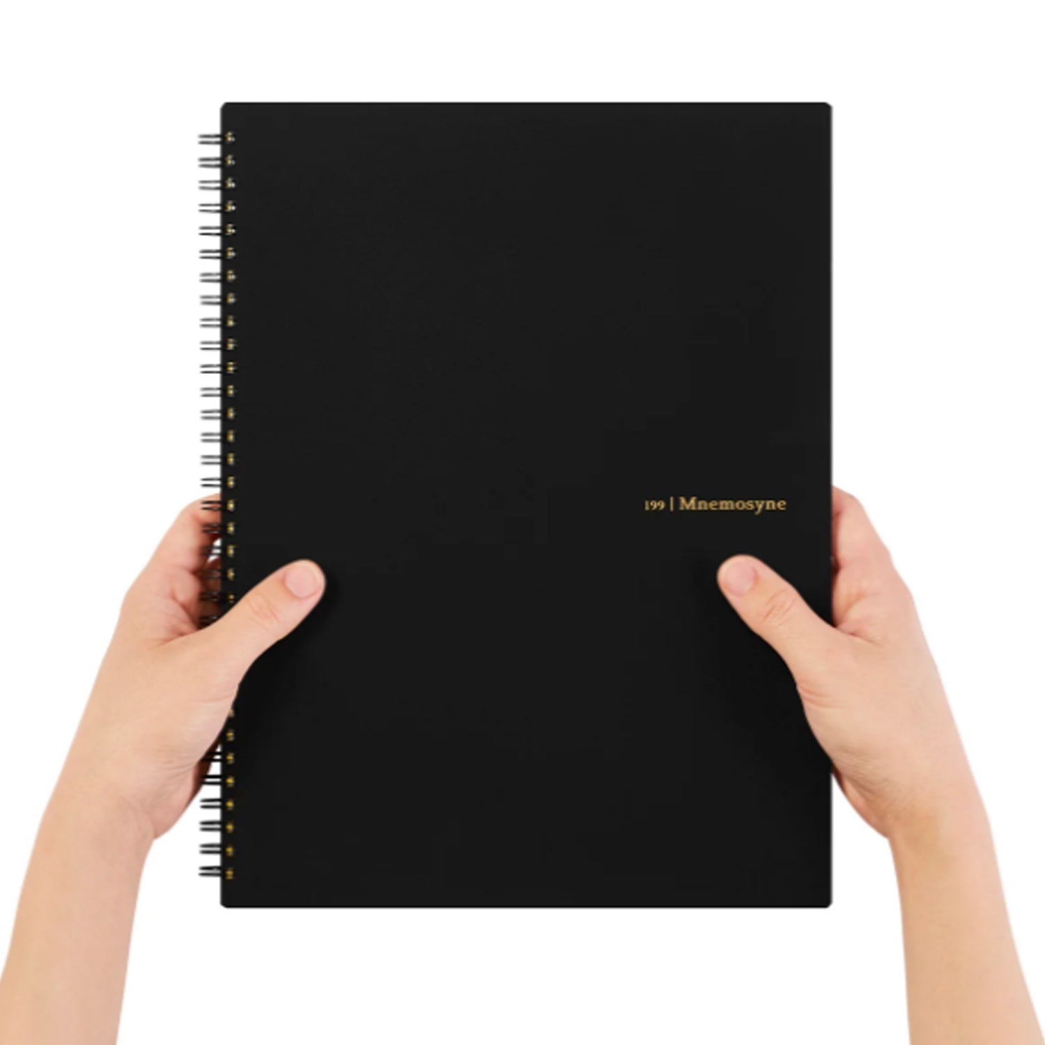 Maruman Mnemosyne N199A Spiral Black Notebook - A4 - Ruled