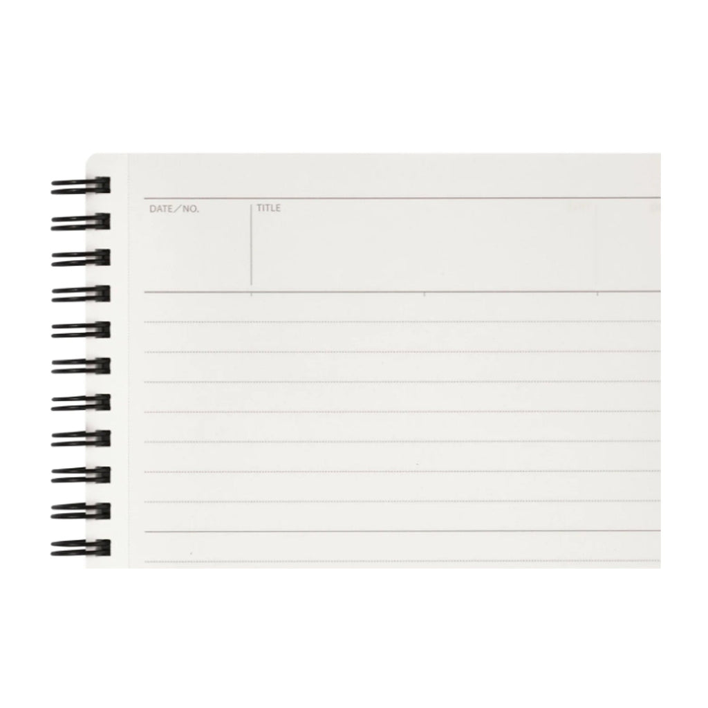 Maruman Mnemosyne N295-05 Spiral Black Notebook - A5 - Ruled
