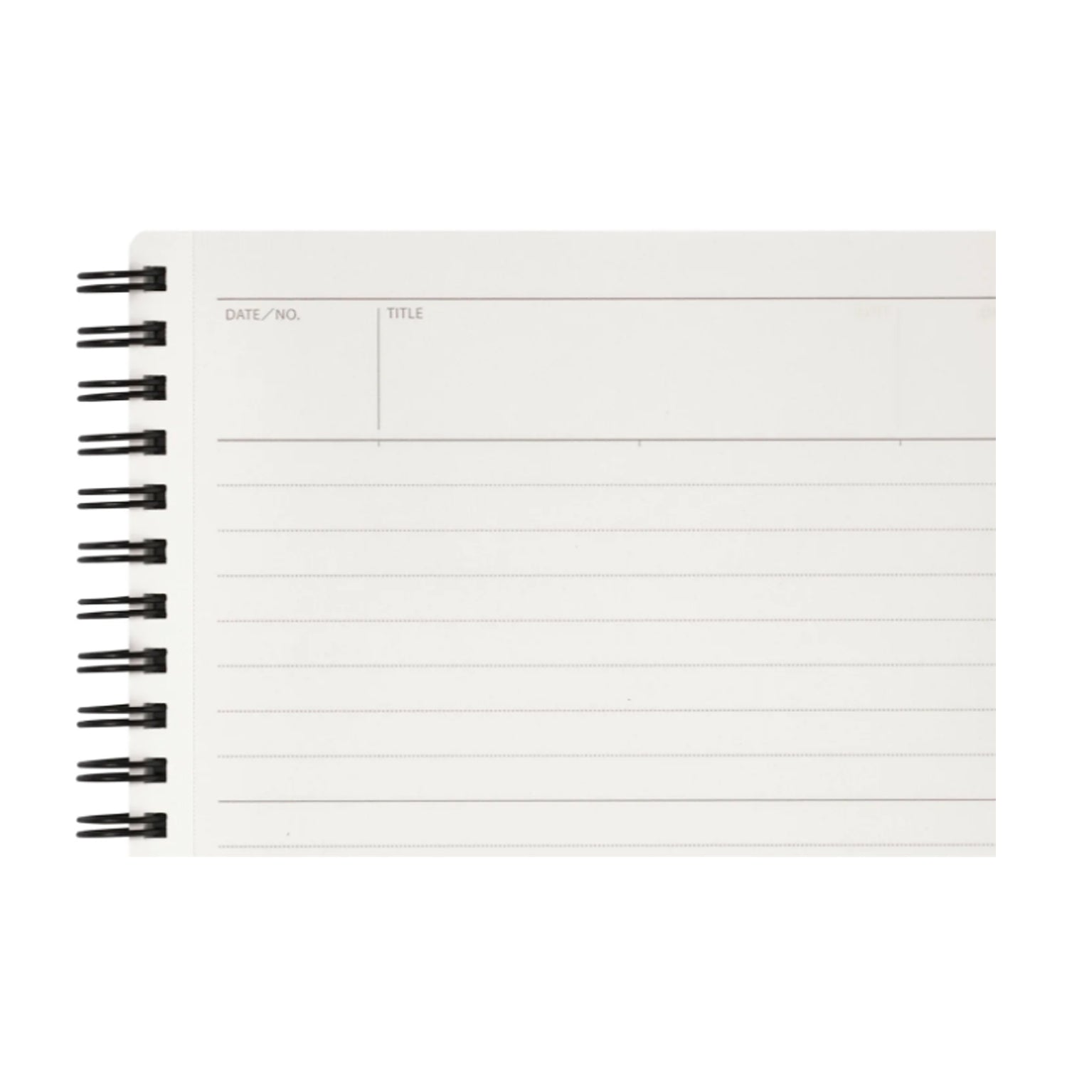 Maruman Mnemosyne N295-05 Spiral Black Notebook - A5 - Ruled