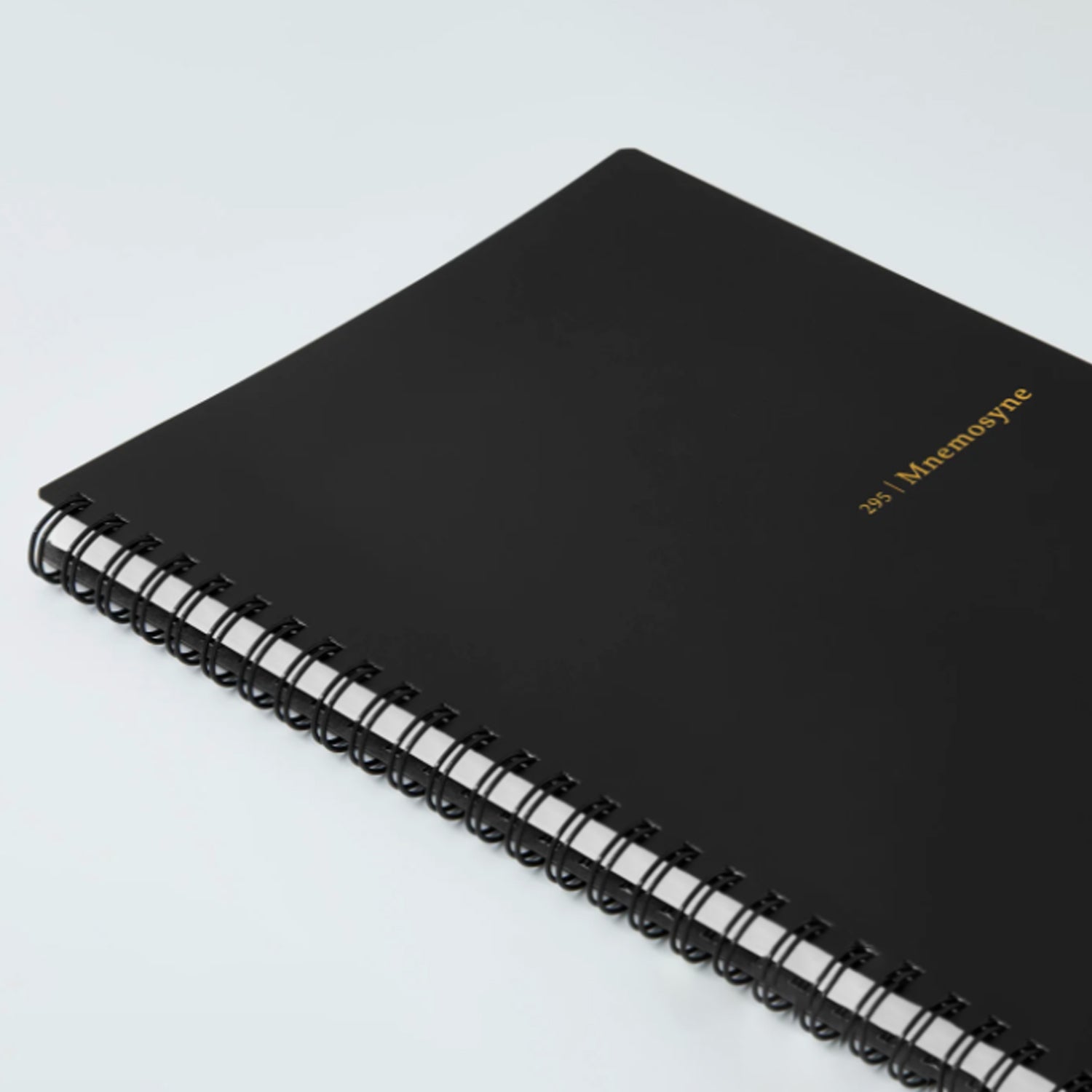 Maruman Mnemosyne N295-05 Spiral Black Notebook - A5 - Ruled