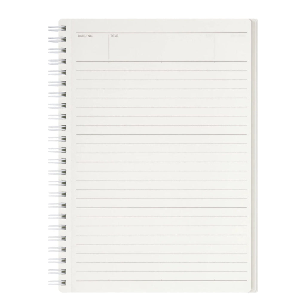 Maruman Mnemosyne N295-06 Spiral Cream Notebook - A5 - Ruled