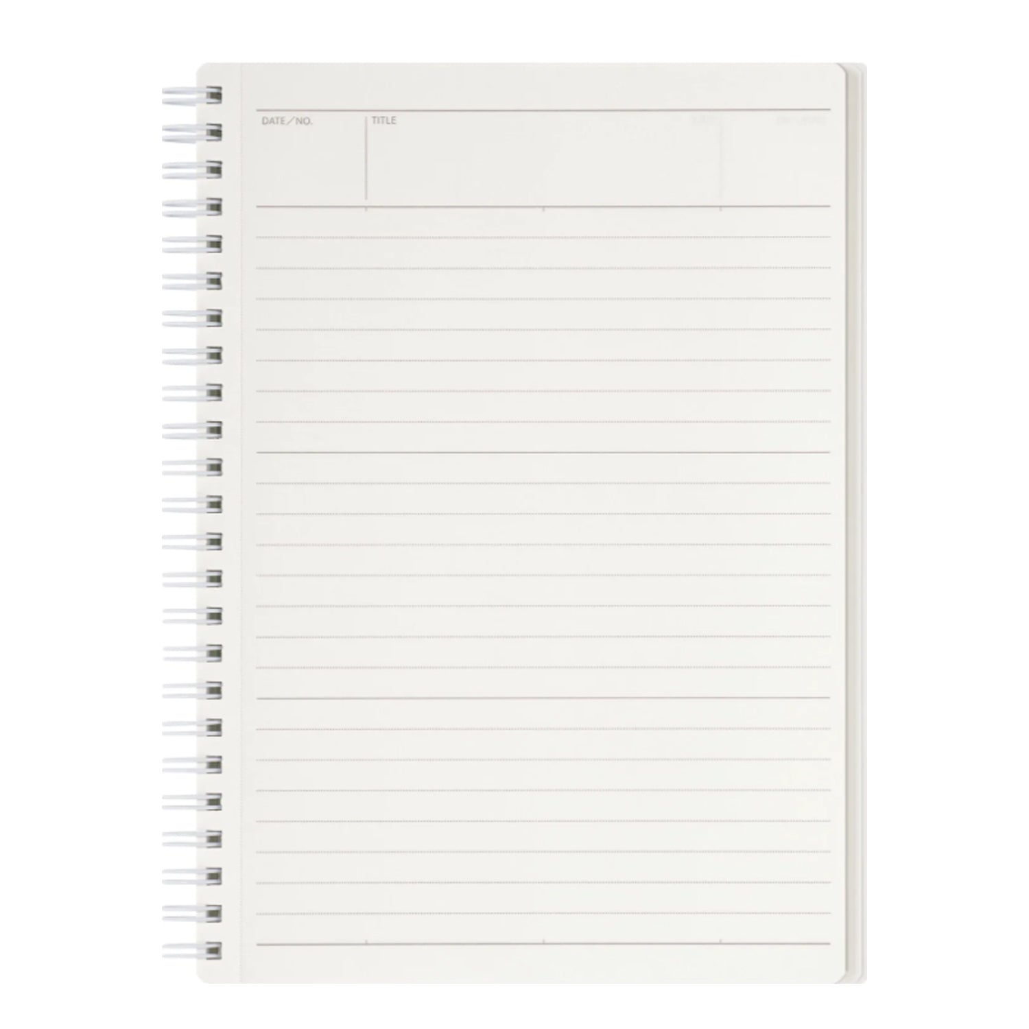 Maruman Mnemosyne N295-06 Spiral Cream Notebook - A5 - Ruled
