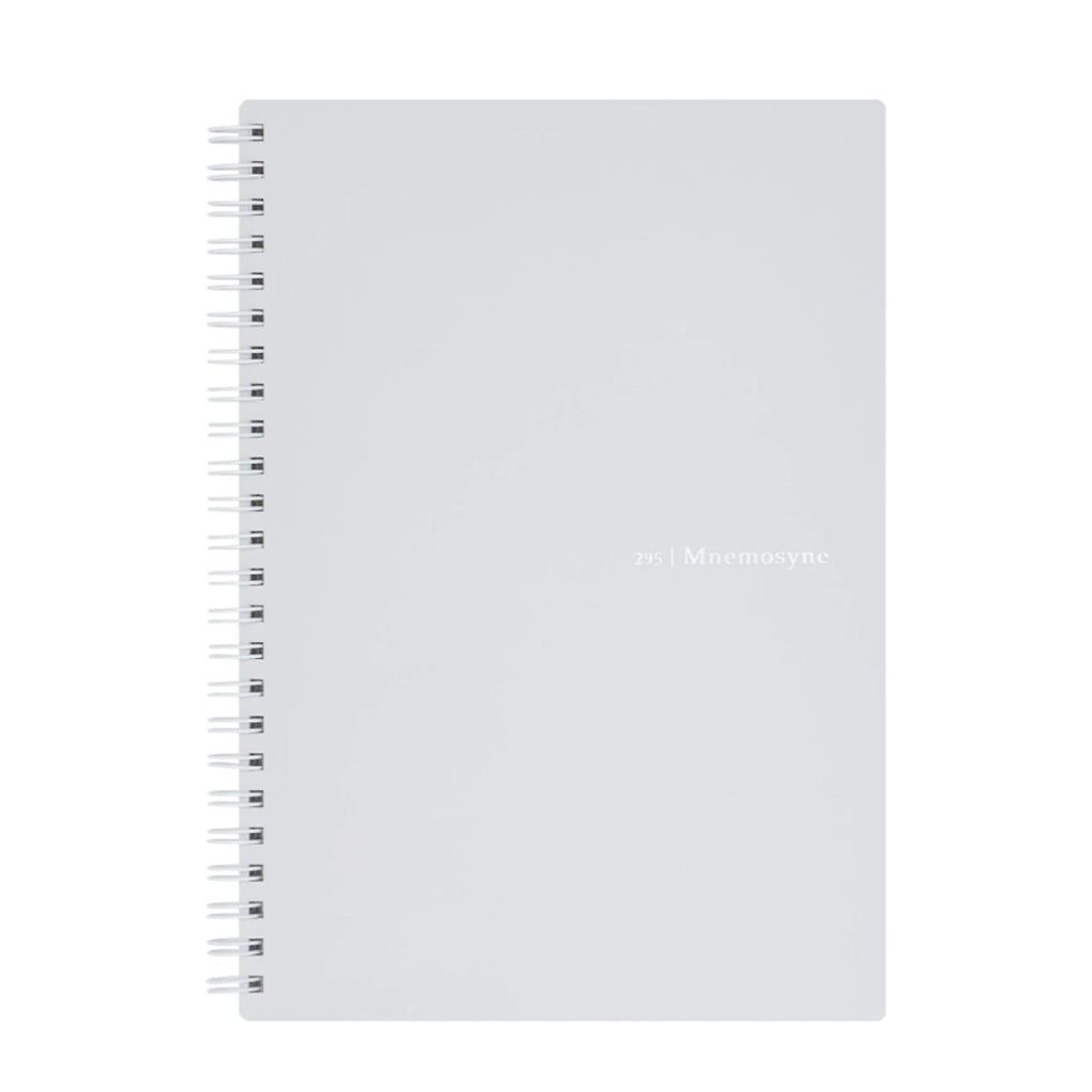 Maruman Mnemosyne N295-51 Spiral Grey Notebook - A5 - Ruled