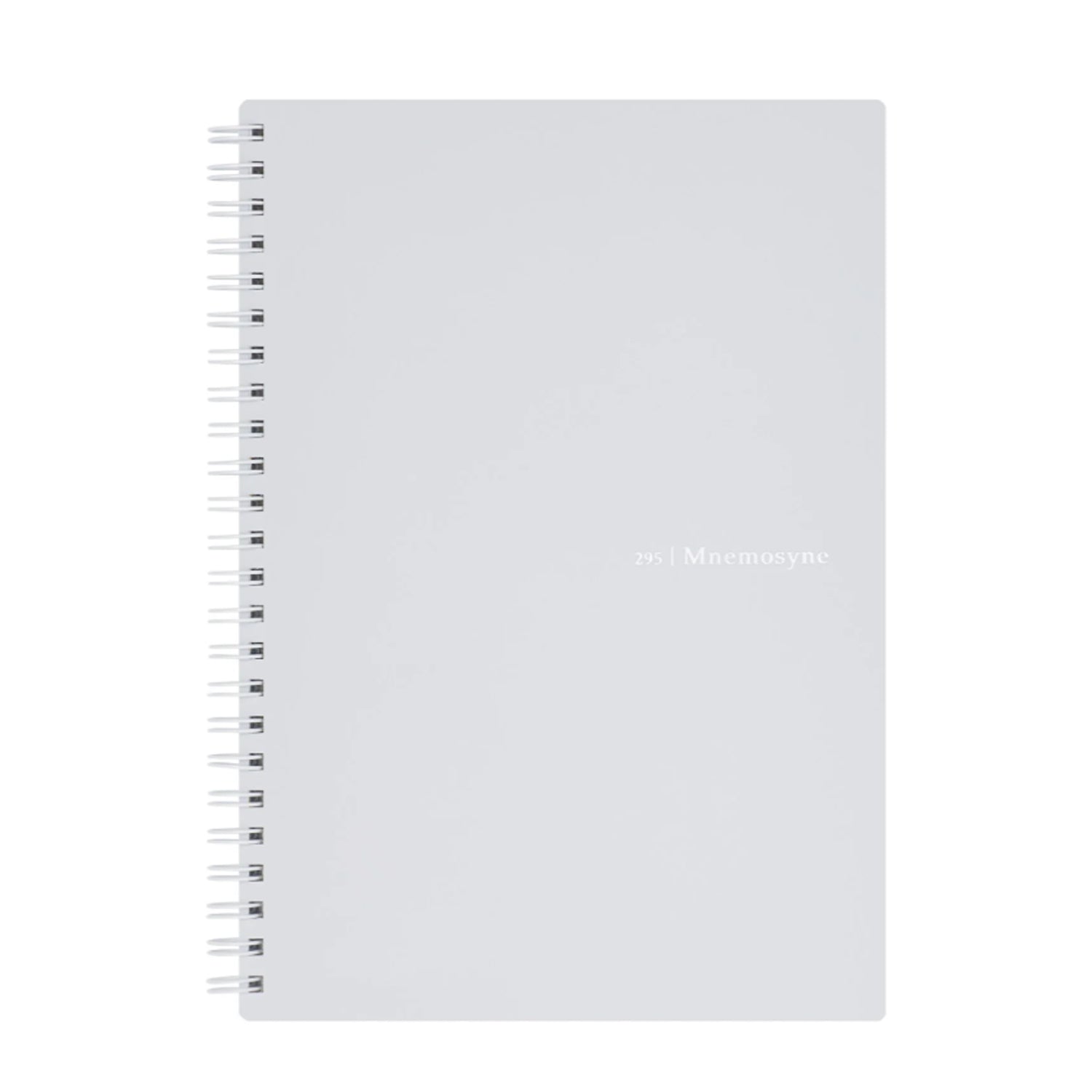 Maruman Mnemosyne N295-51 Spiral Grey Notebook - A5 - Ruled