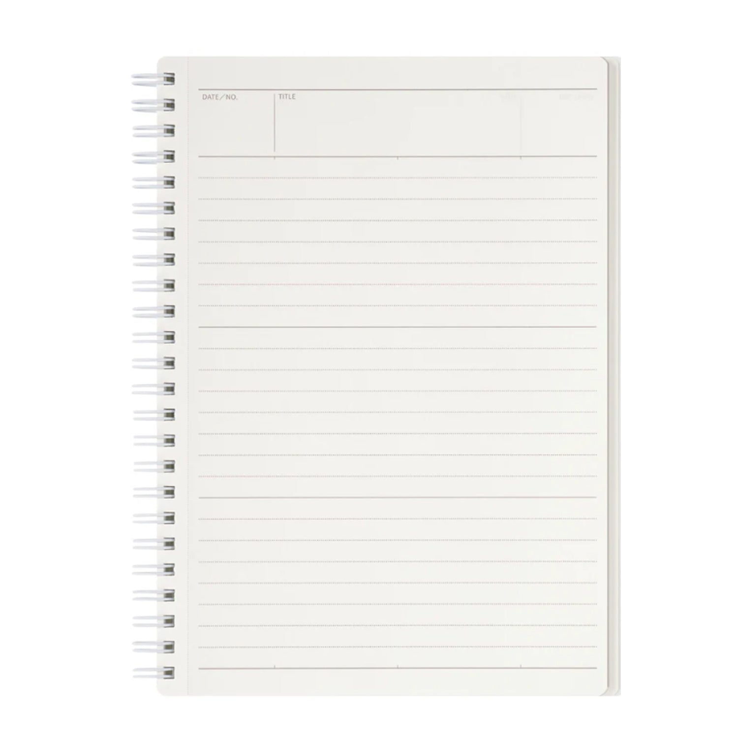 Maruman Mnemosyne N295-51 Spiral Grey Notebook - A5 - Ruled