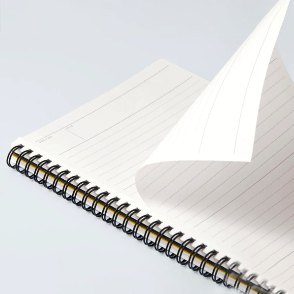 Maruman Mnemosyne N295-72 Spiral Navy Notebook - A5 - Ruled