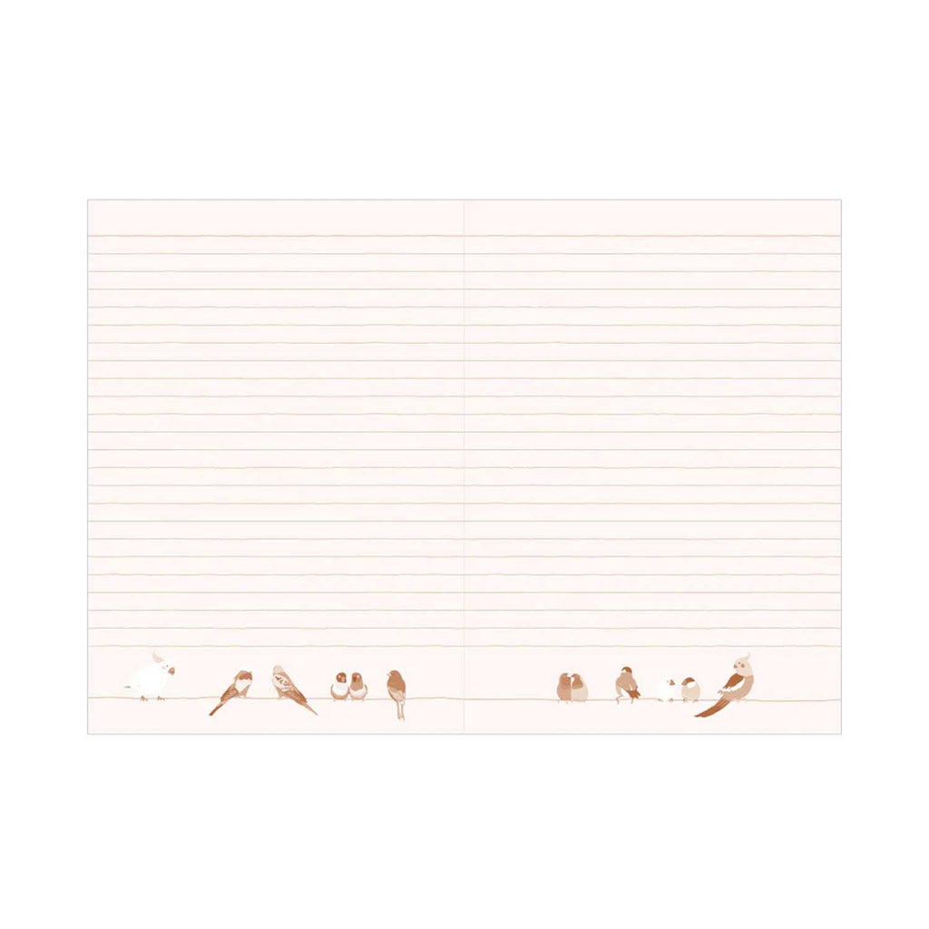 Midori Bird Notebook - A5, Ruled