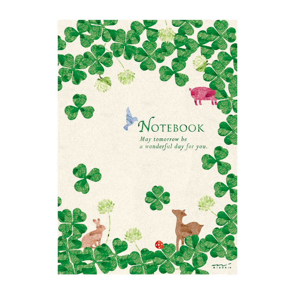 Midori Clover Notebook - A5, Ruled