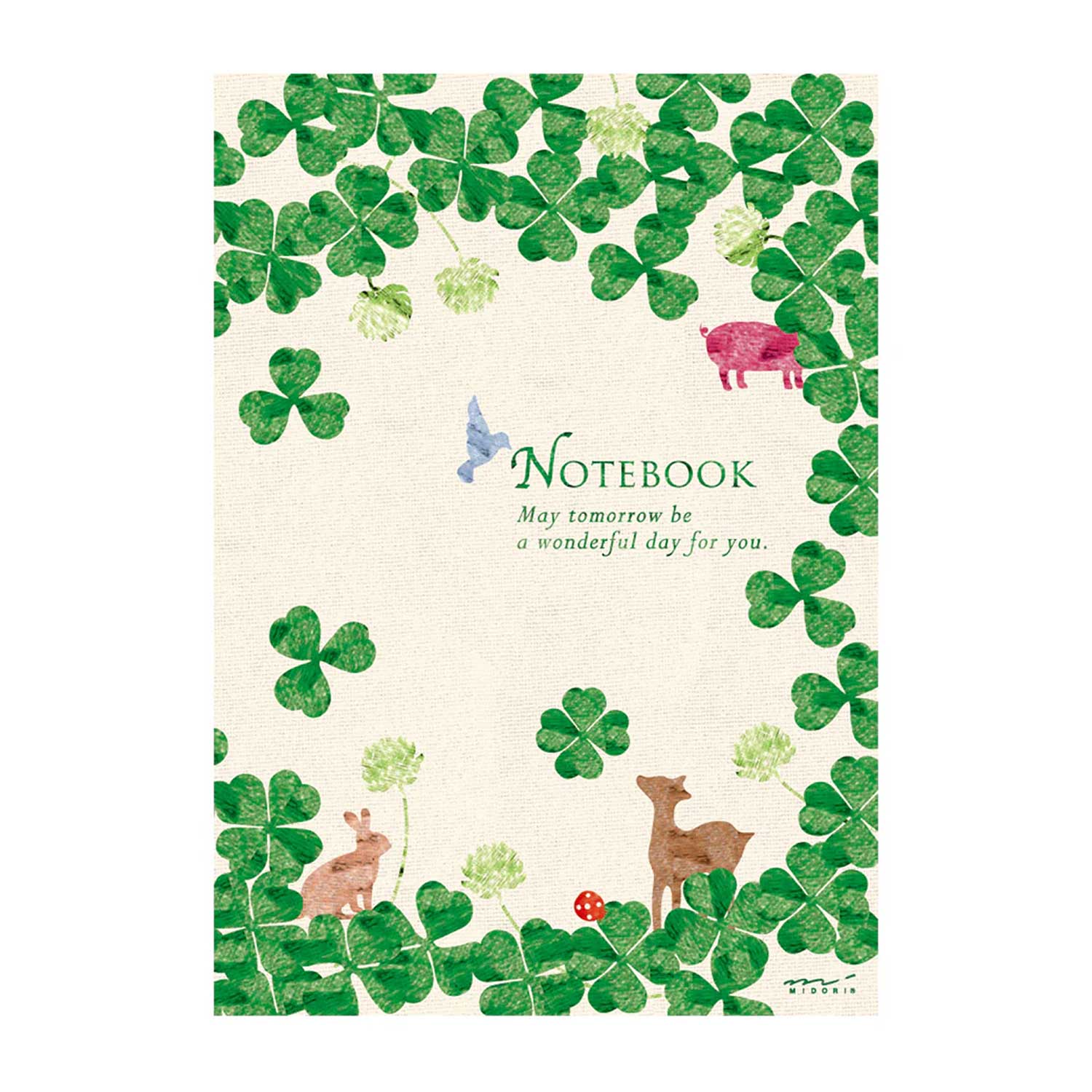 Midori Clover Notebook - A5, Ruled