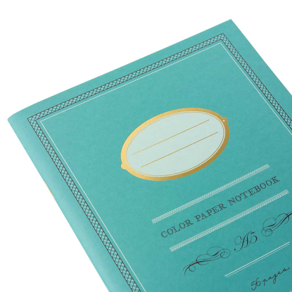 Midori Colour Paper Blue Notebook - A5, Ruled