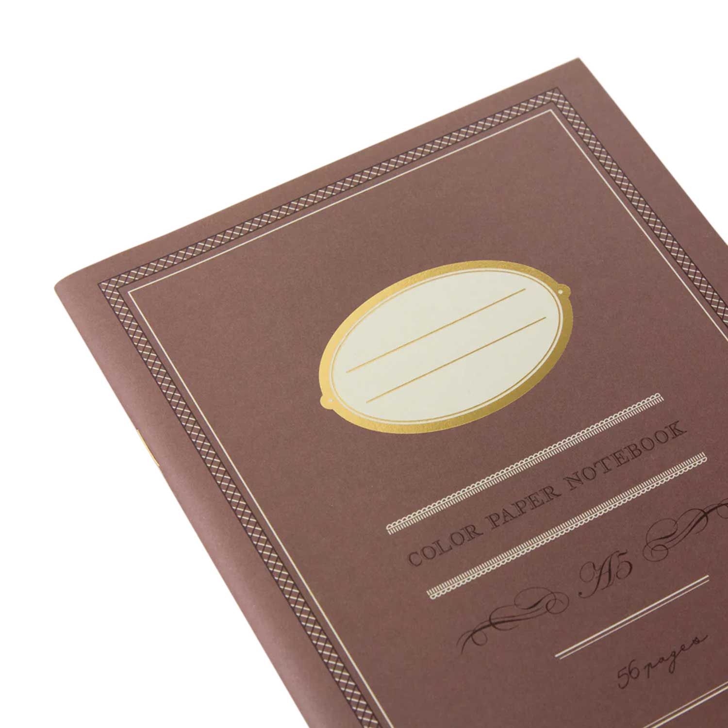 Midori Colour Paper Brown Notebook - A5, Ruled