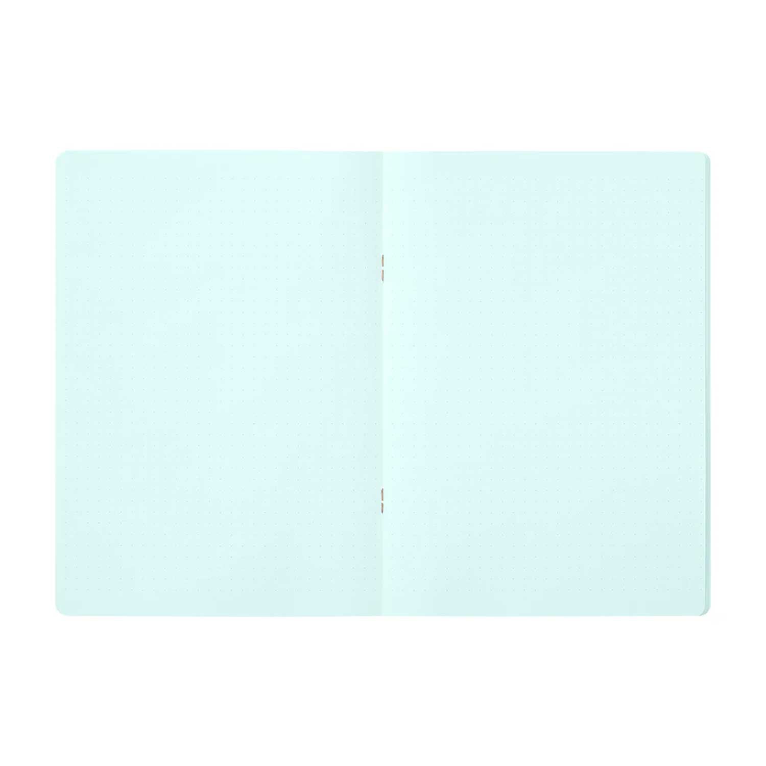 Midori Soft Colour Blue Notebook - A5, Dotted