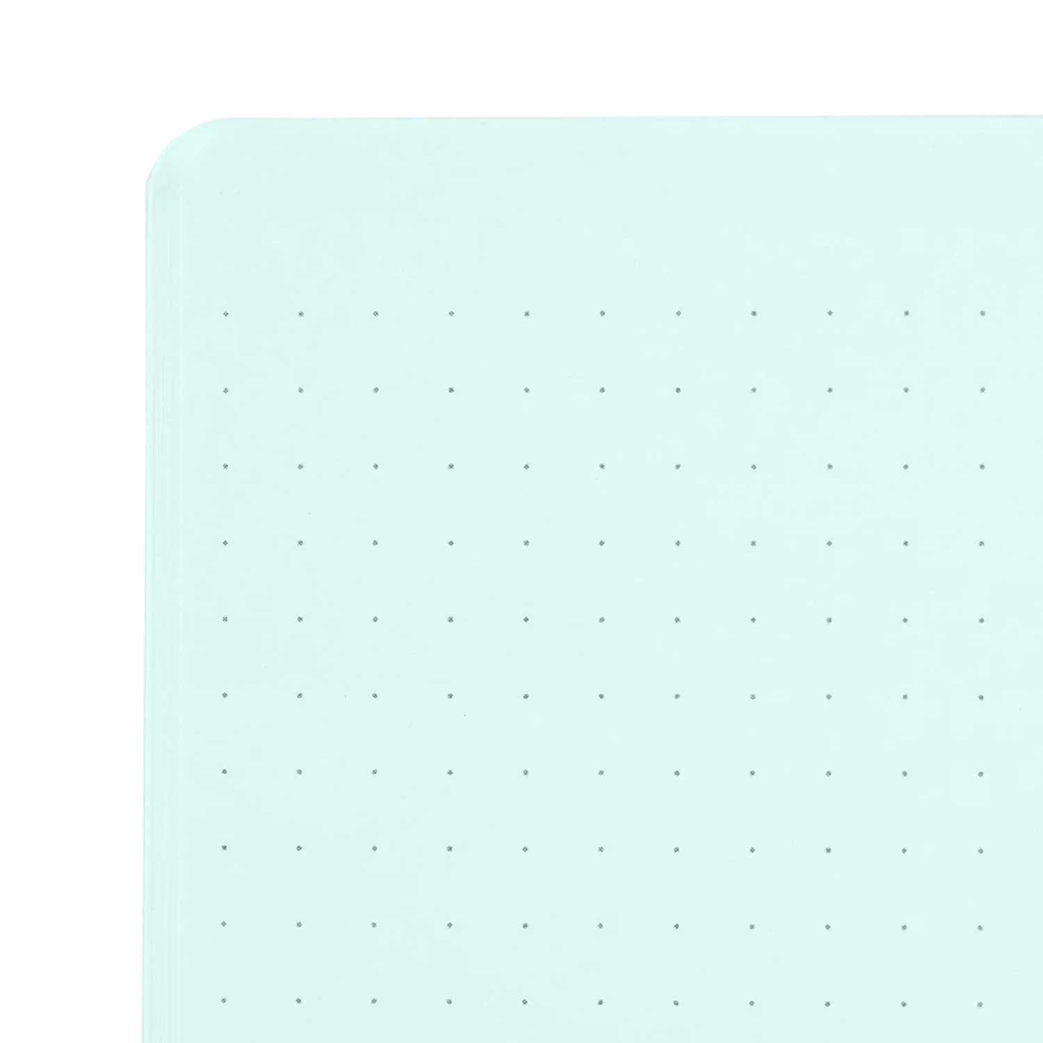 Midori Soft Colour Blue Notebook - A5, Dotted