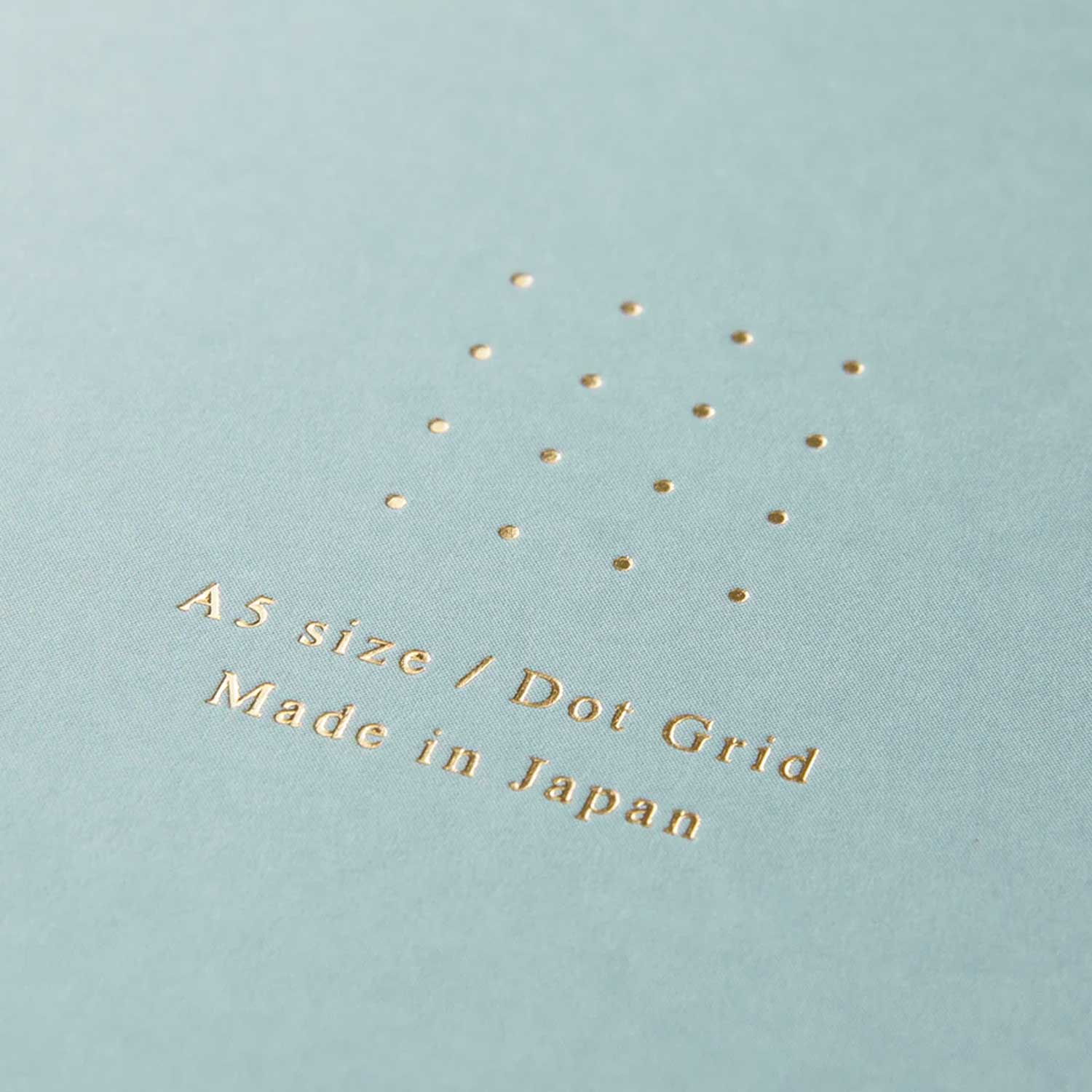 Midori Soft Colour Blue Spiral Notebook - A5, Dotted