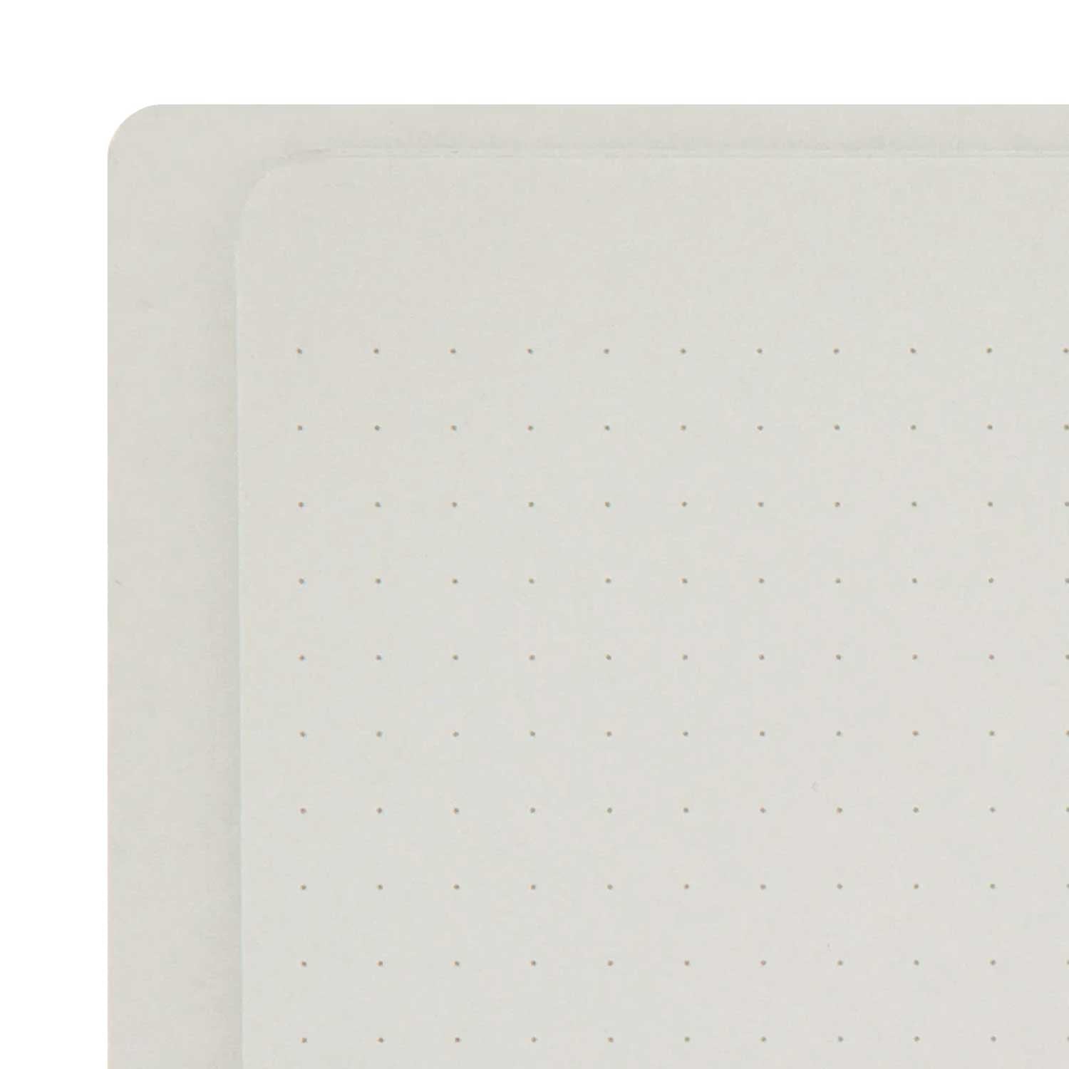 Midori Soft Colour Grey Spiral Notebook - A5, Dotted