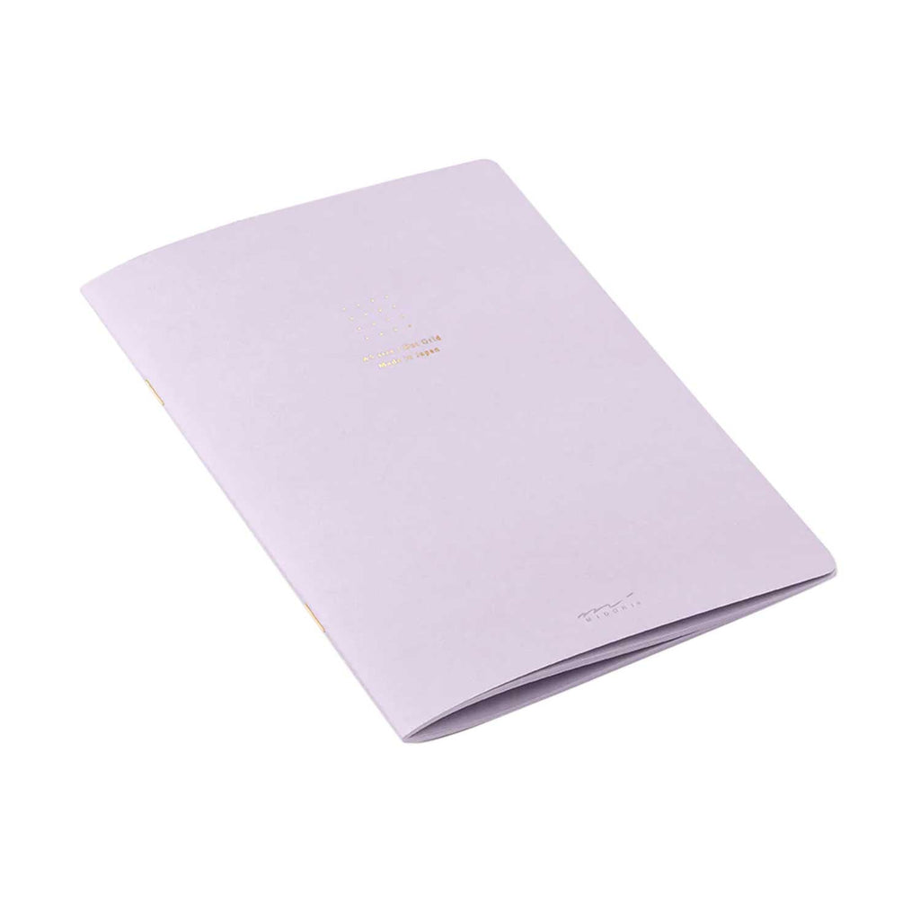 Midori Soft Colour Purple Notebook - A5, Dotted
