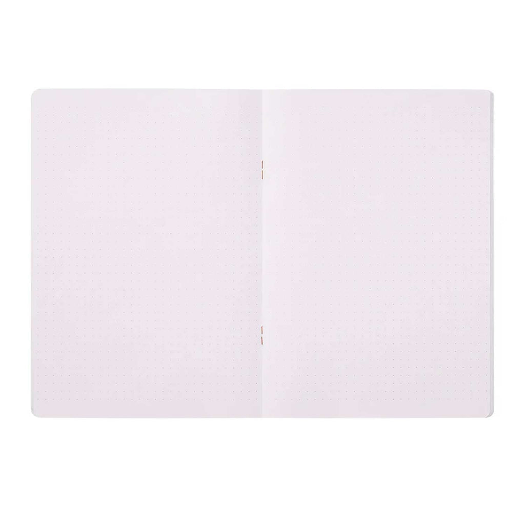 Midori Soft Colour Purple Notebook - A5, Dotted